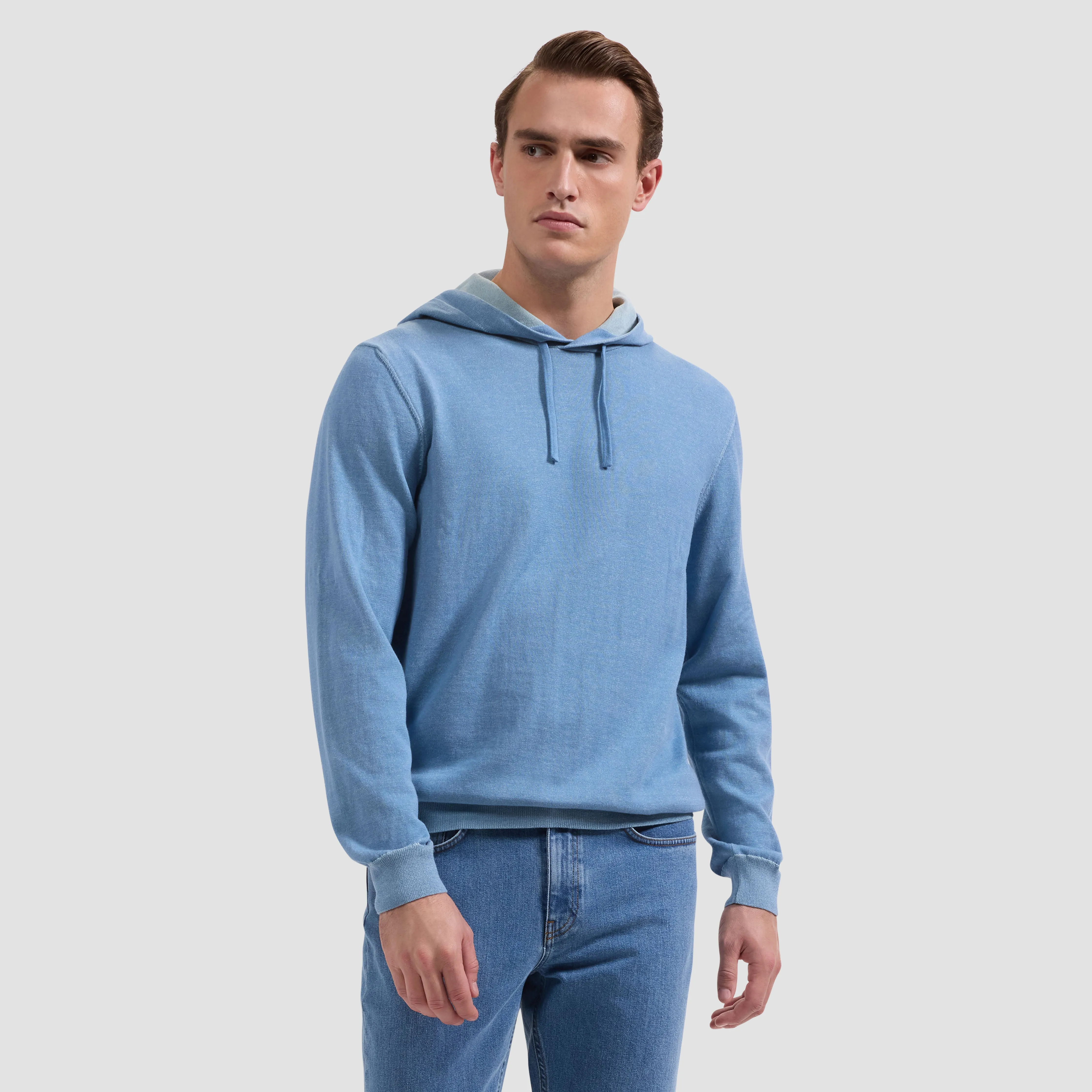 Jersey Knit Hoodie Sweater sold by Bugatchi product image thumbnail 2