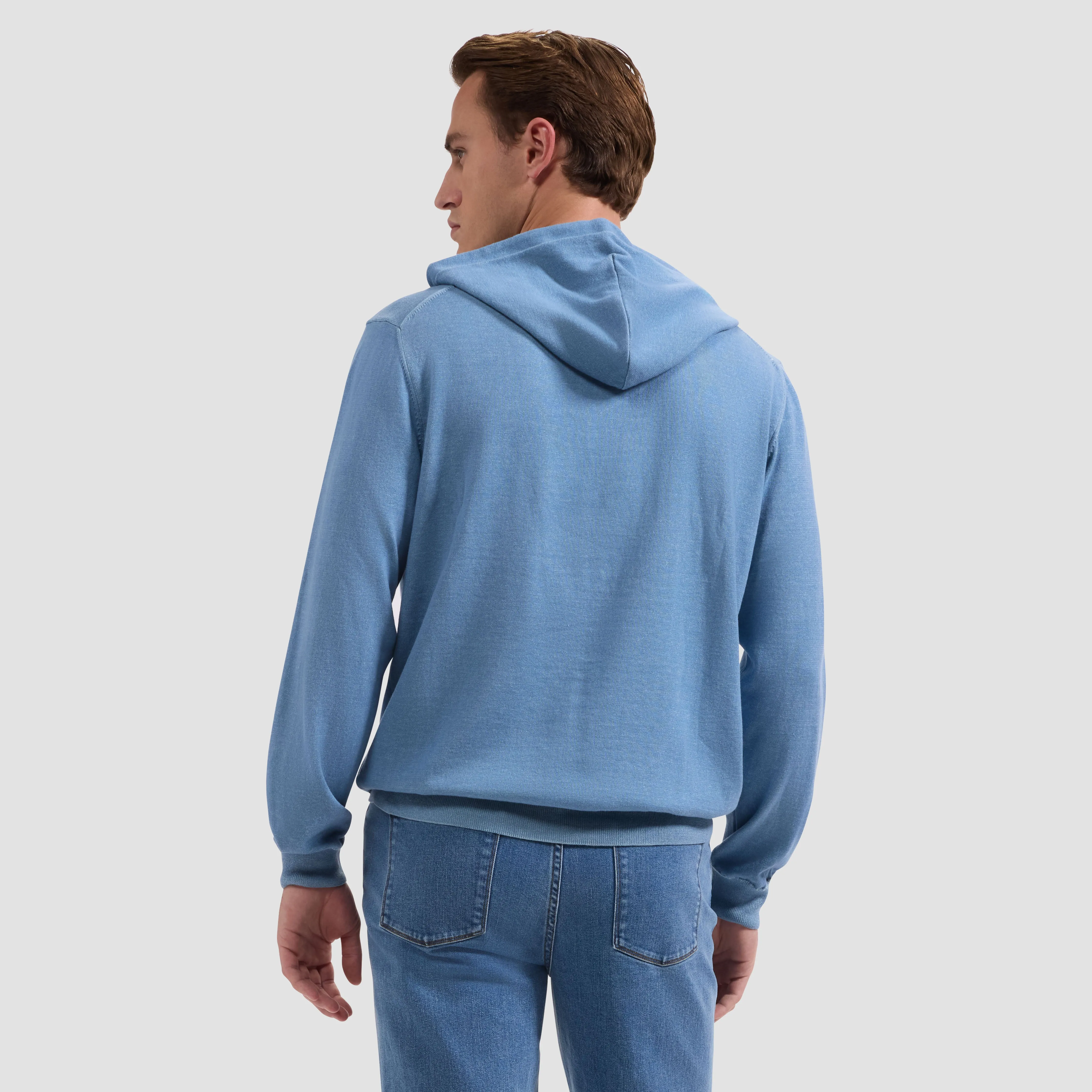 Jersey Knit Hoodie Sweater sold by Bugatchi product image thumbnail 3