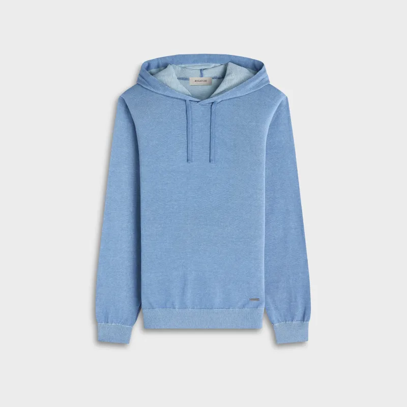 Jersey Knit Hoodie Sweater made by Bugatchi