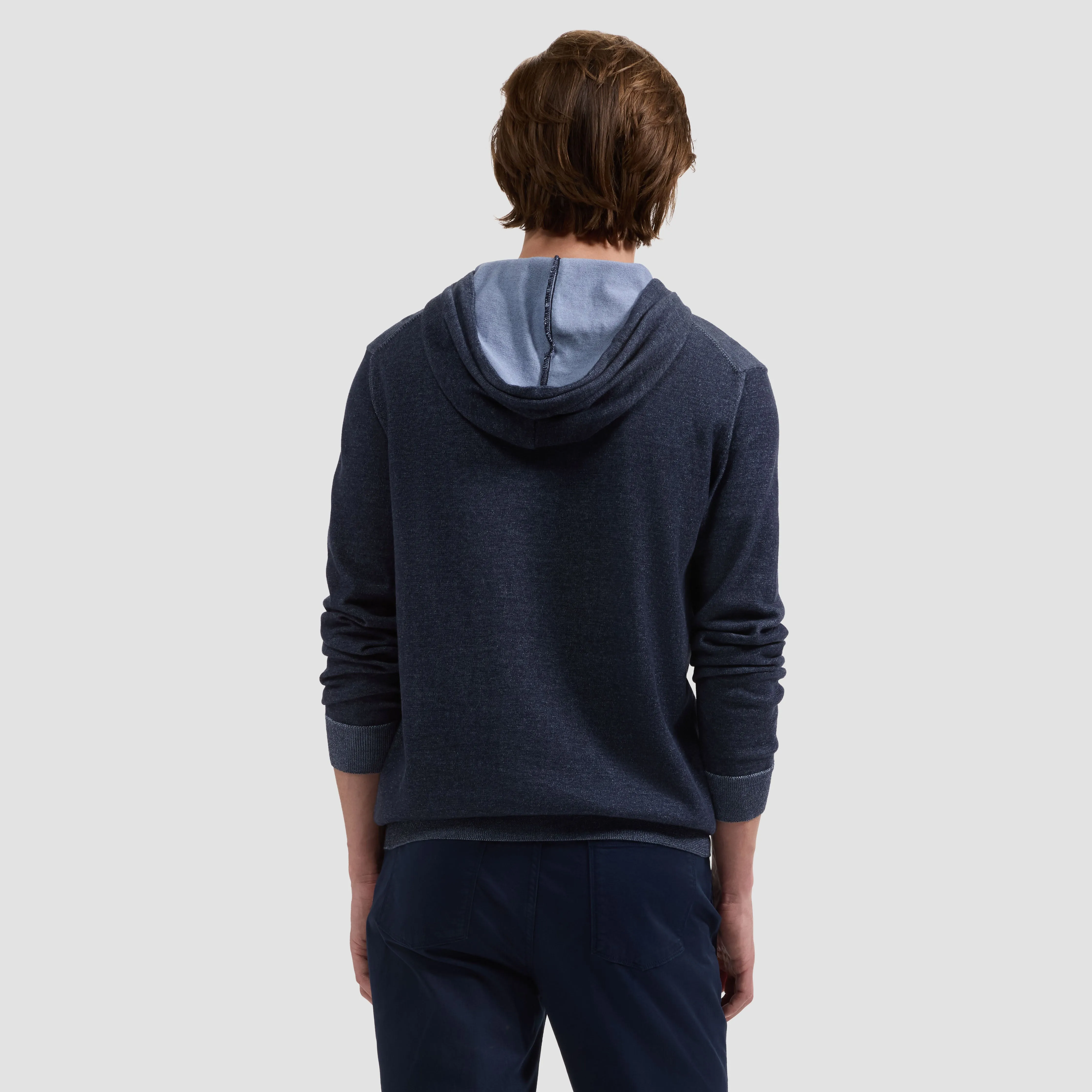 Jersey Knit Hoodie Sweater sold by Bugatchi product image thumbnail 3