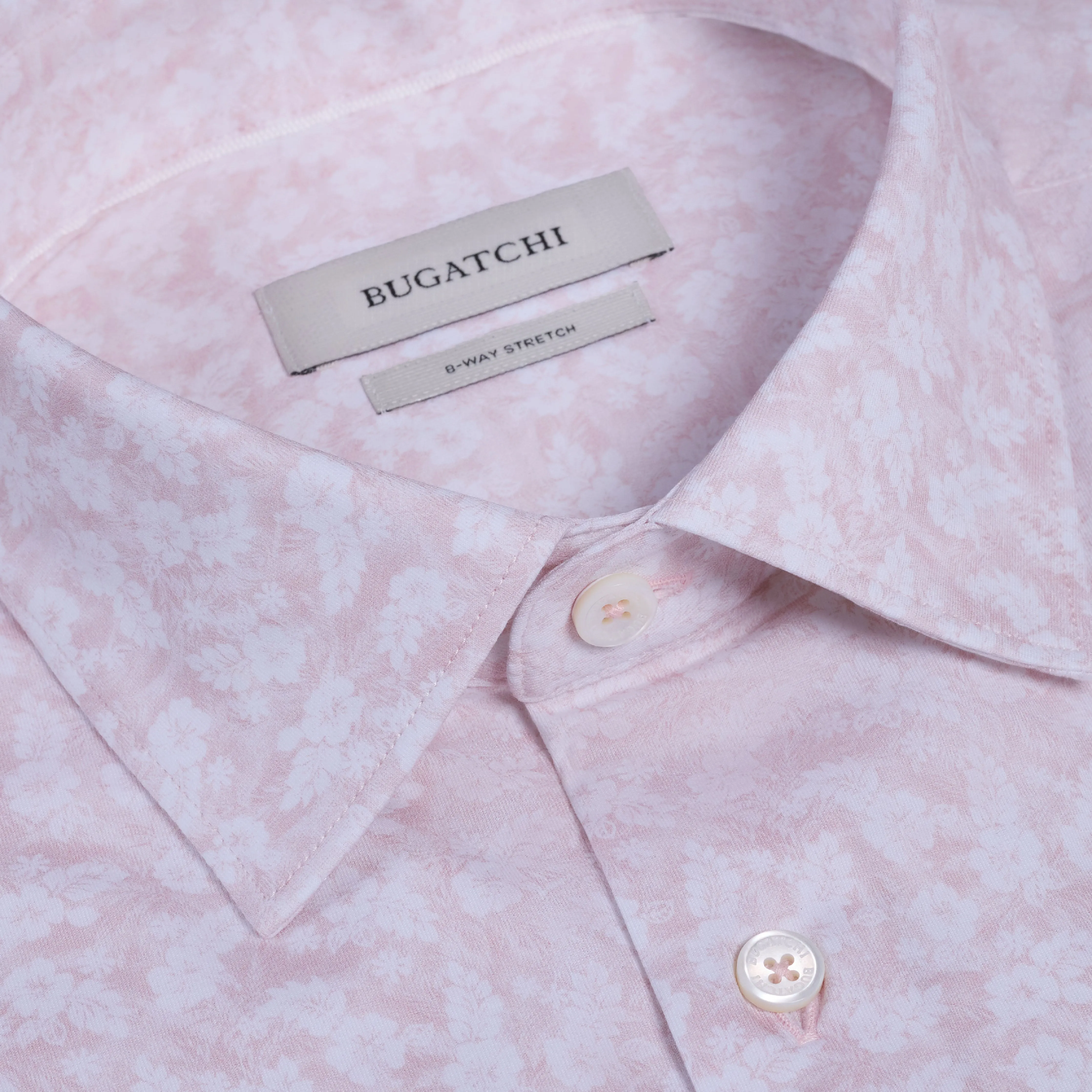 Miles OoohCotton Floral Short-Sleeve Shirt sold by Bugatchi product image thumbnail 5