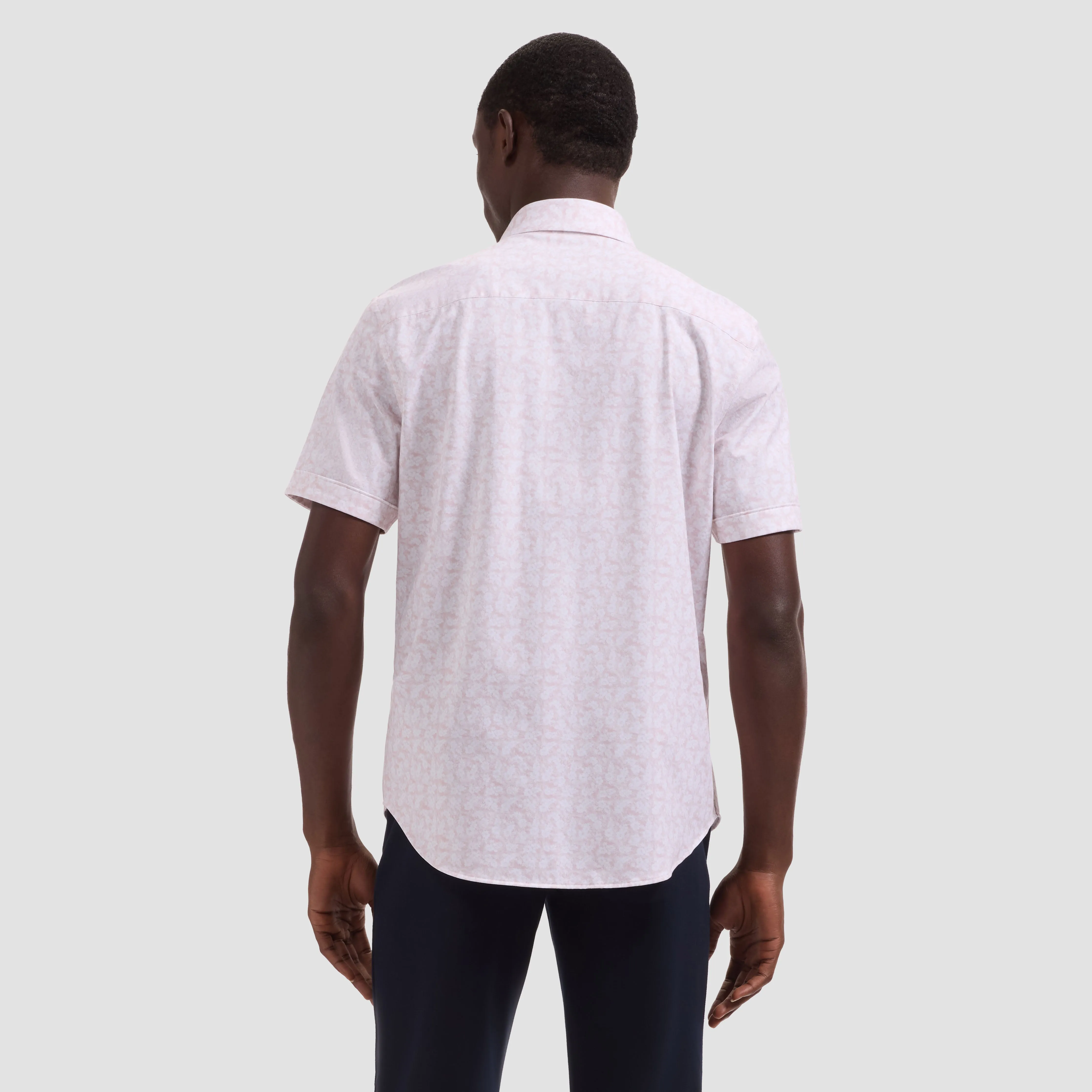 Miles OoohCotton Floral Short-Sleeve Shirt sold by Bugatchi product image thumbnail 3