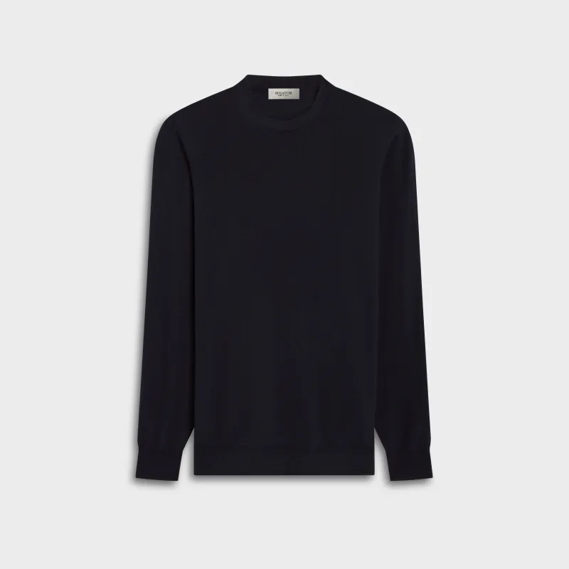 William Extrafine Super Merino Crewneck Sweater made by Bugatchi