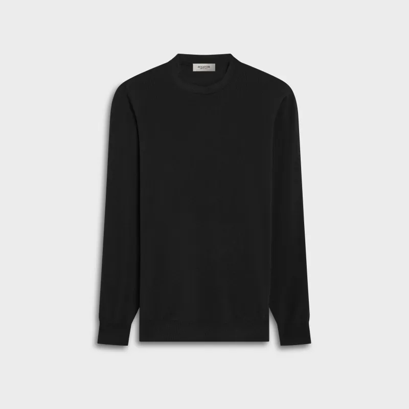 William Extrafine Super Merino Crewneck Sweater made by Bugatchi