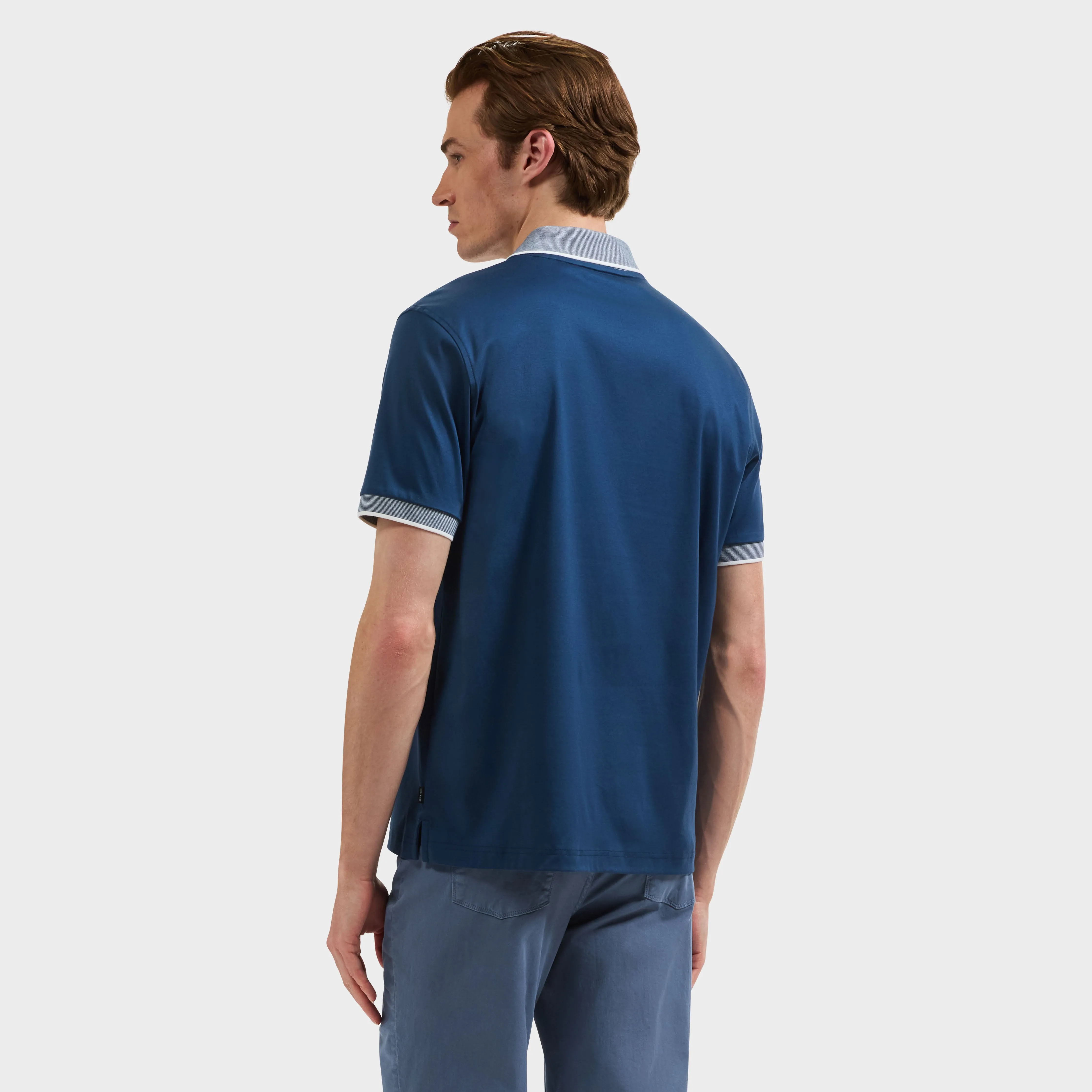 Solid Johnny Collar Polo sold by Bugatchi product image thumbnail 3