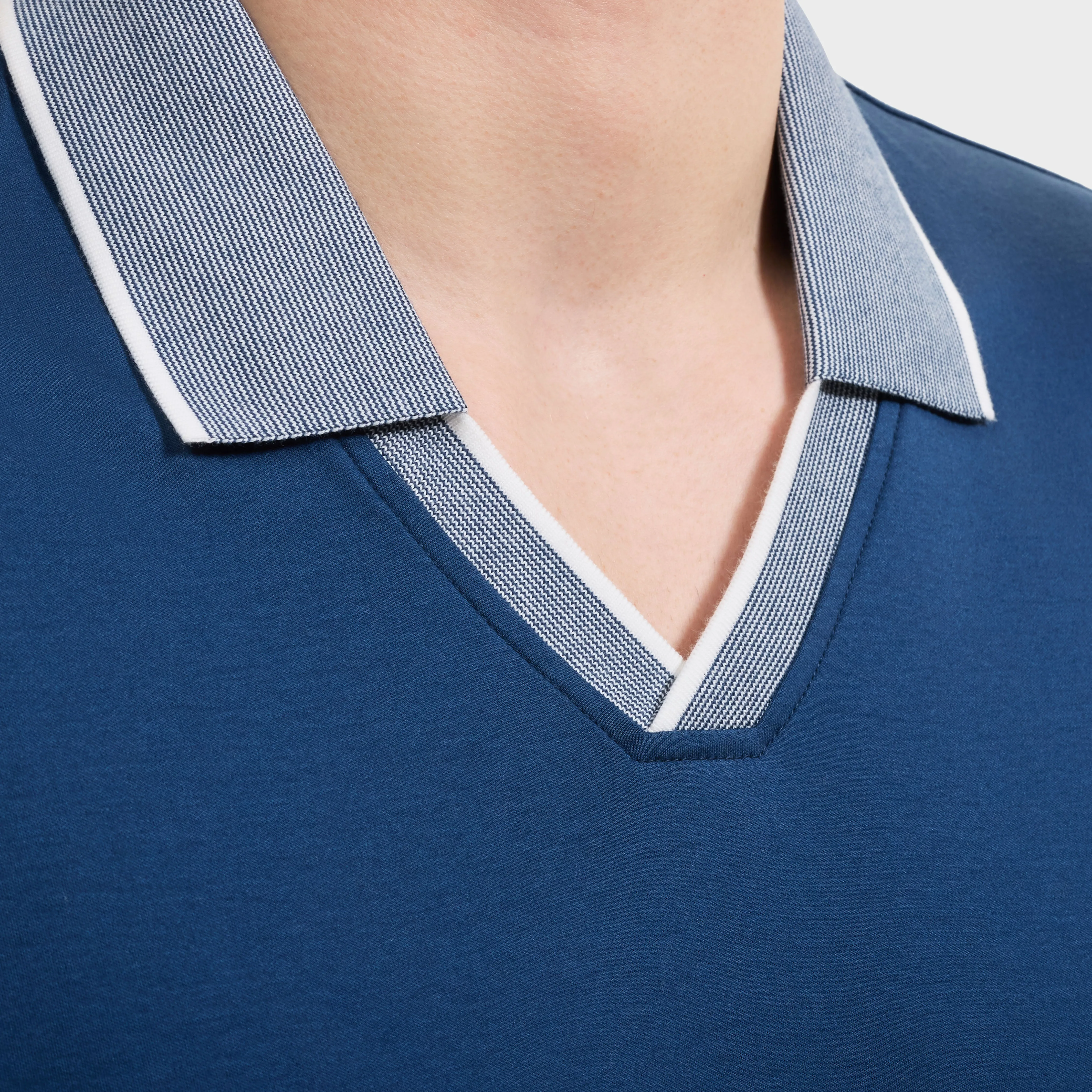 Solid Johnny Collar Polo sold by Bugatchi product image thumbnail 5