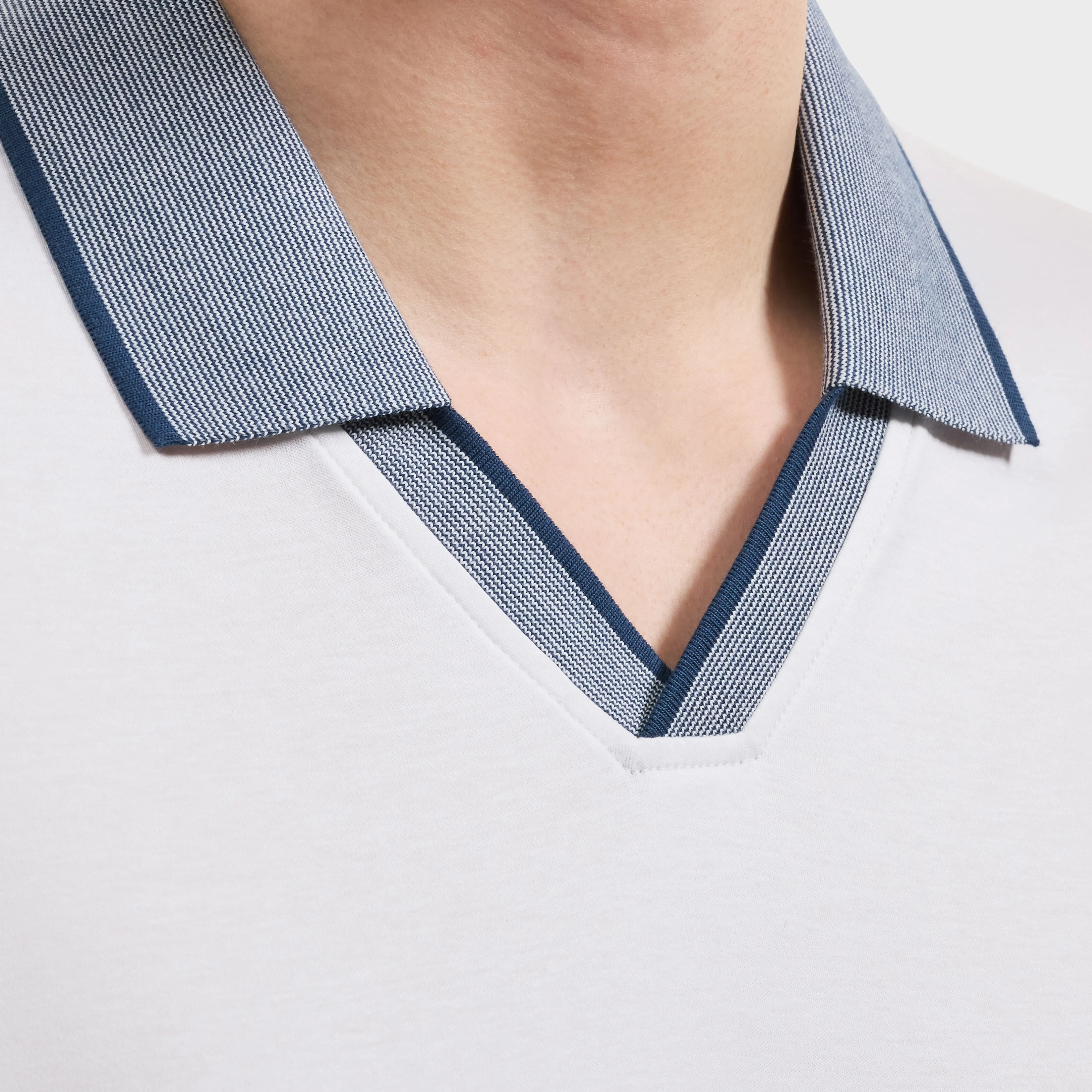 Solid Johnny Collar Polo sold by Bugatchi product image thumbnail 5