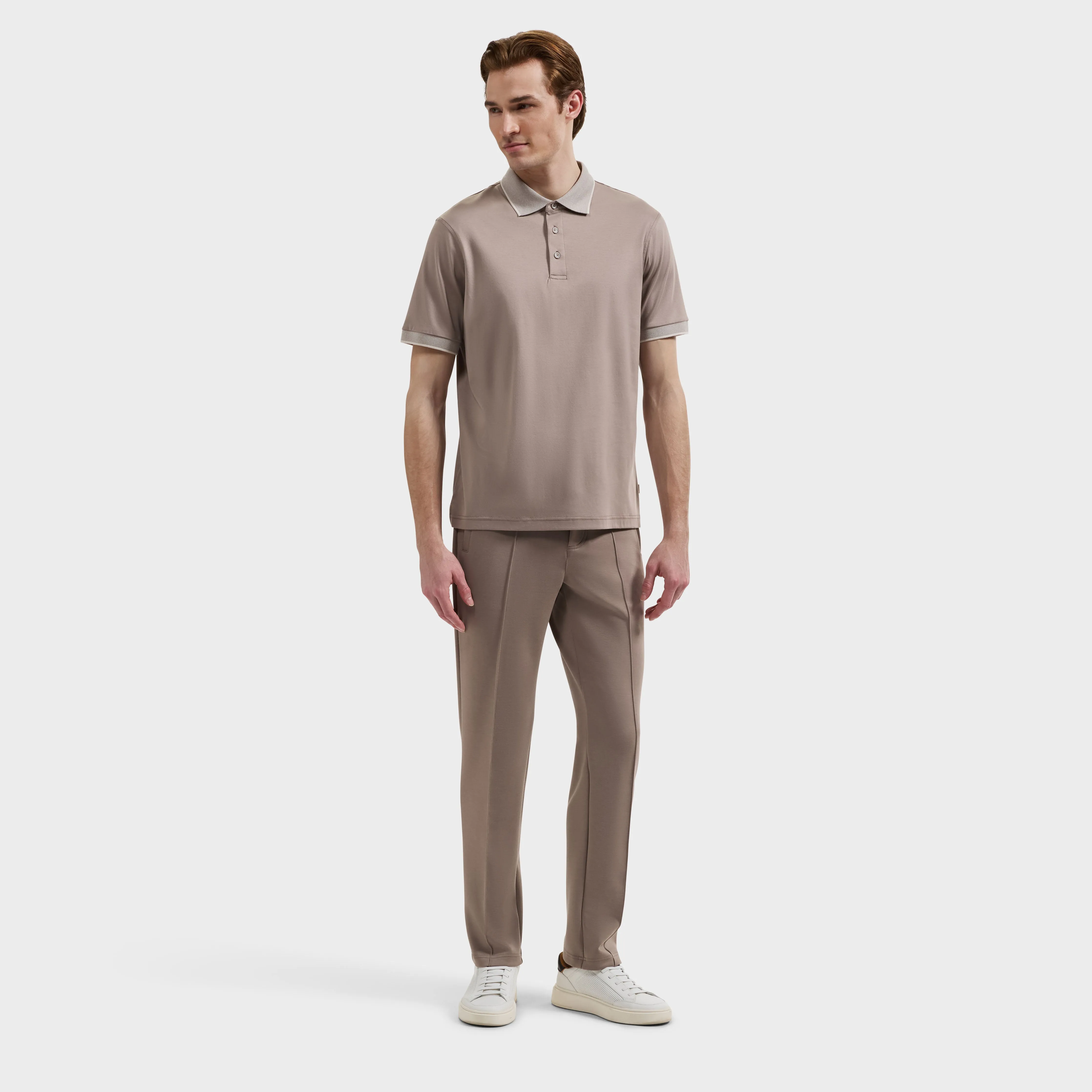 Solid Polo Shirt sold by Bugatchi product image thumbnail 4