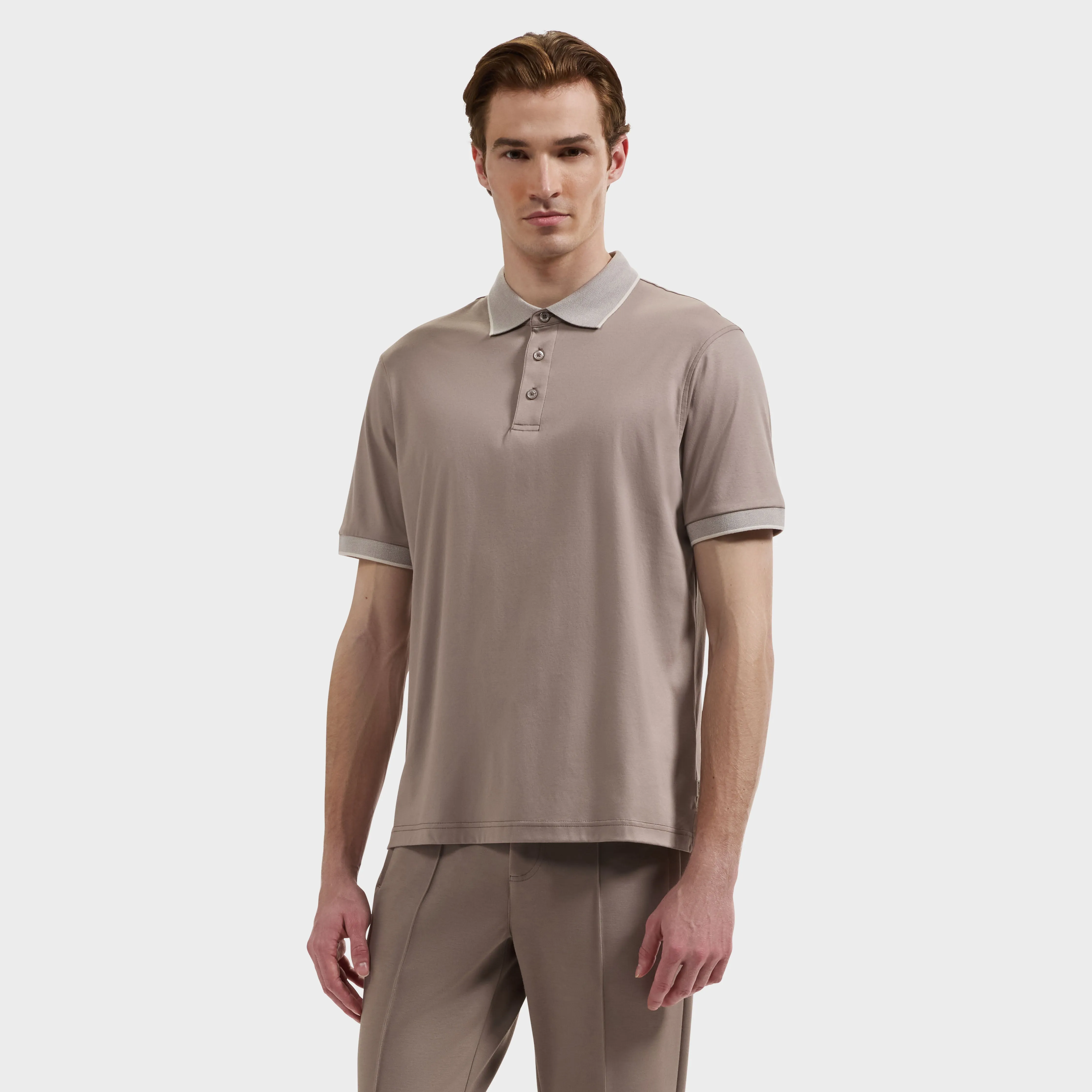 Solid Polo Shirt sold by Bugatchi product image thumbnail 2