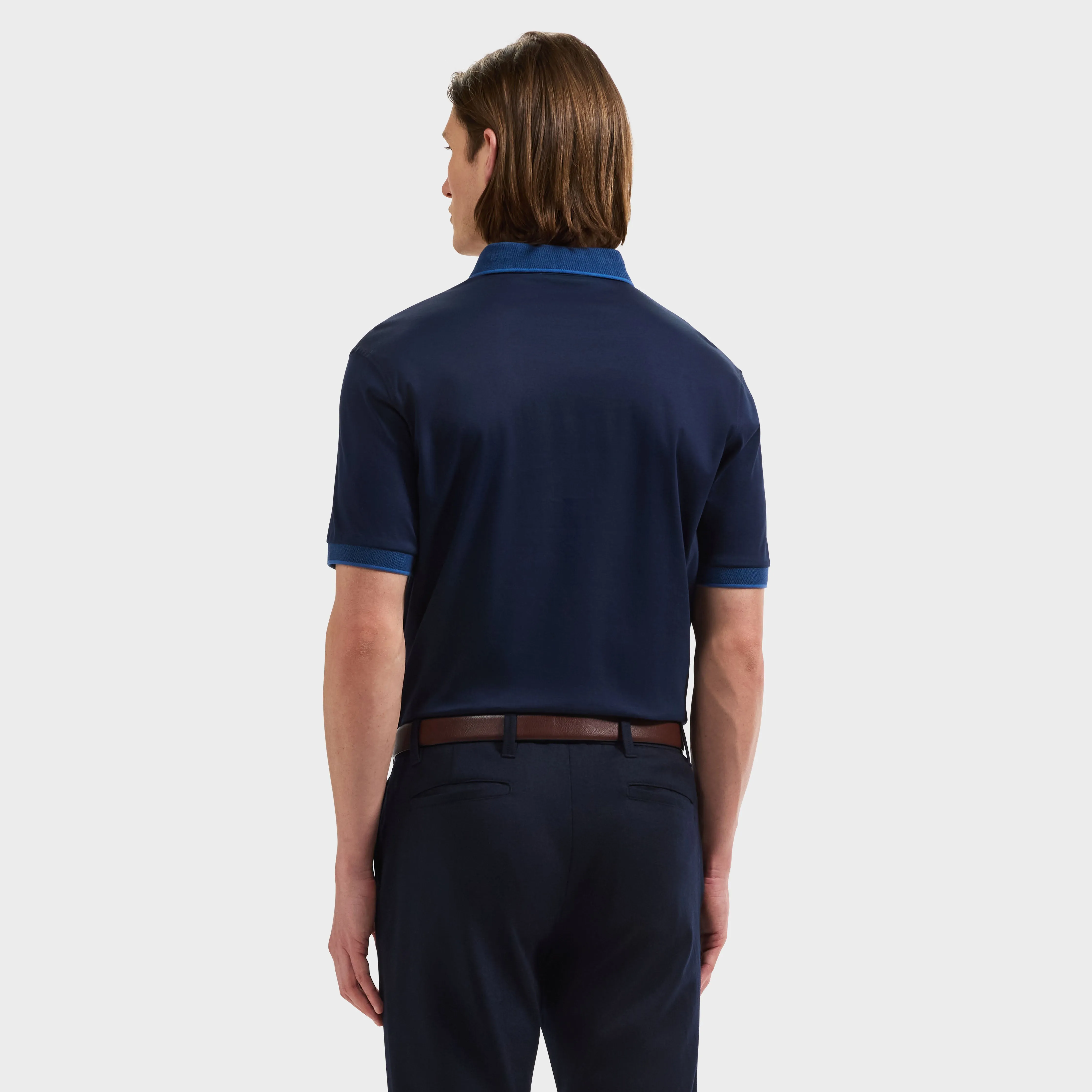 Solid Polo Shirt sold by Bugatchi product image thumbnail 3