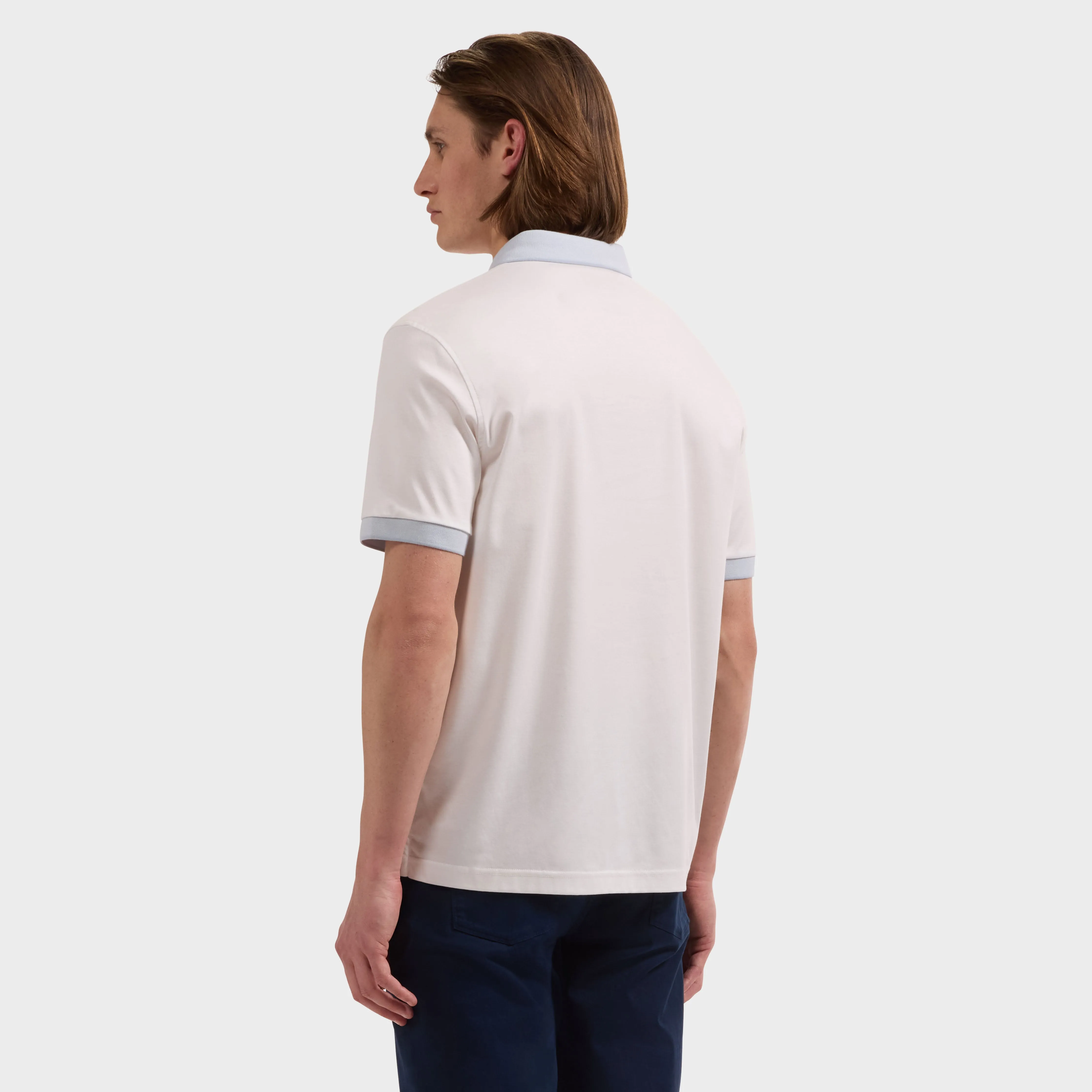 Solid Polo Shirt sold by Bugatchi product image thumbnail 3