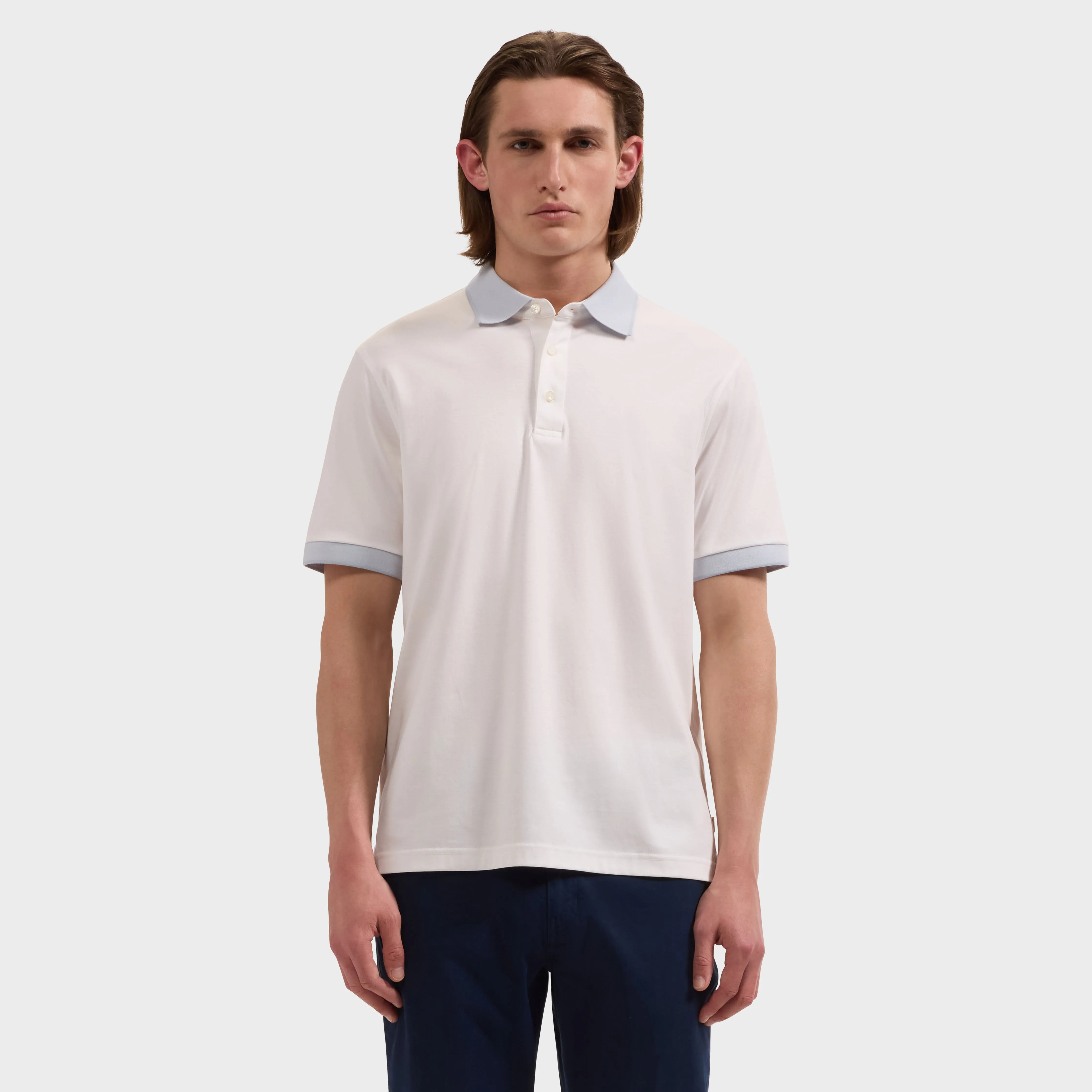 Solid Polo Shirt sold by Bugatchi product image thumbnail 2