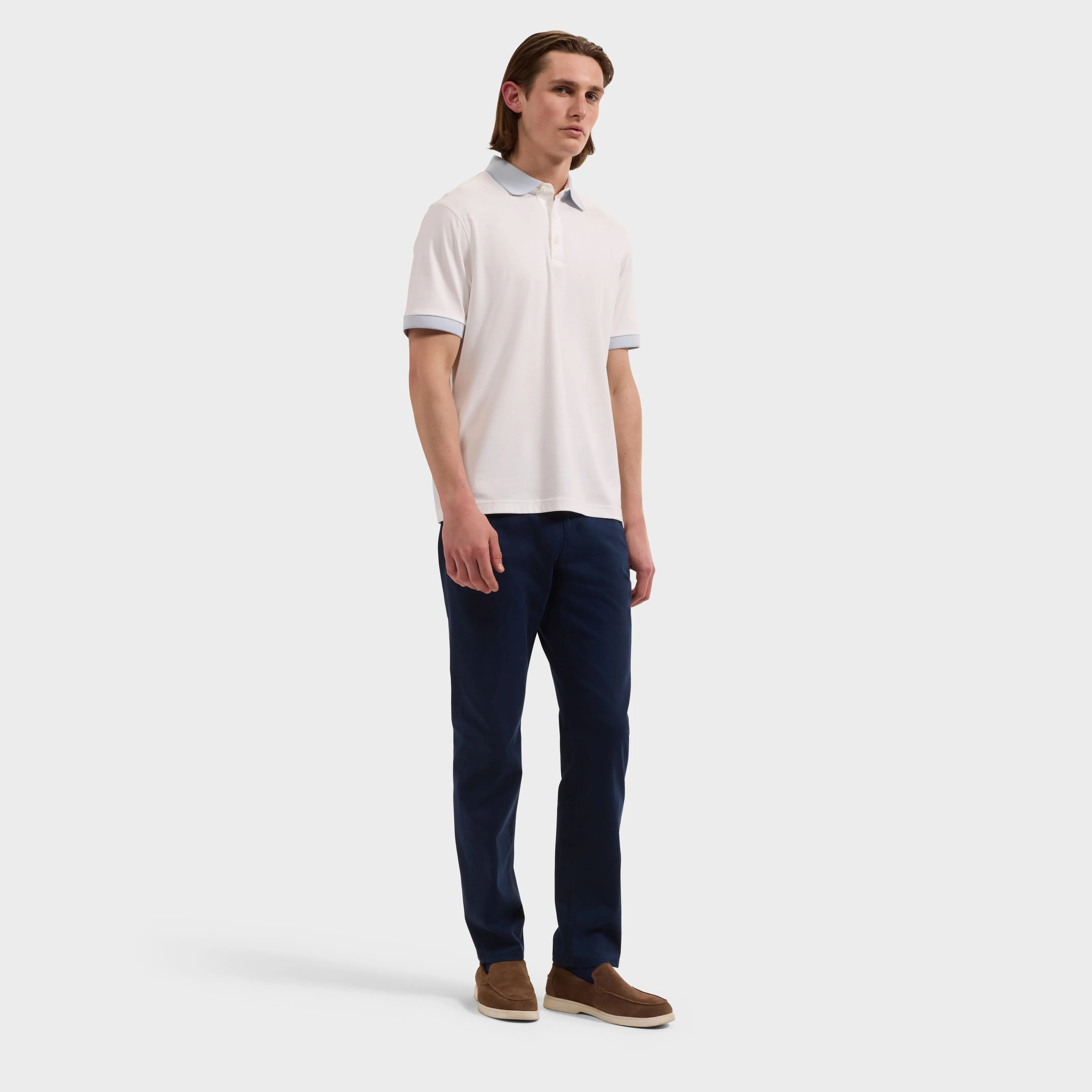 Solid Polo Shirt sold by Bugatchi product image thumbnail 4