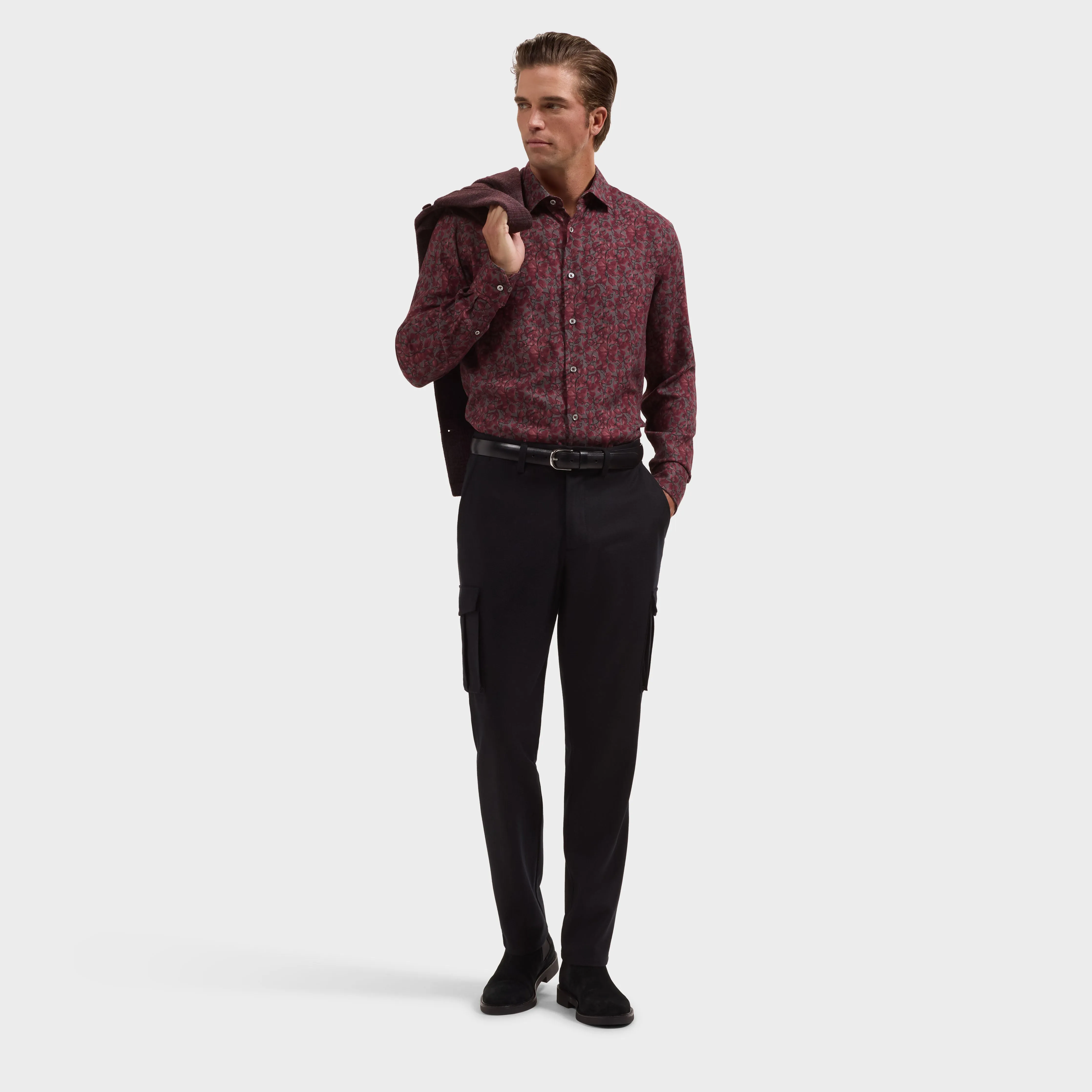 Solid Cargo Pant sold by Bugatchi product image thumbnail 3
