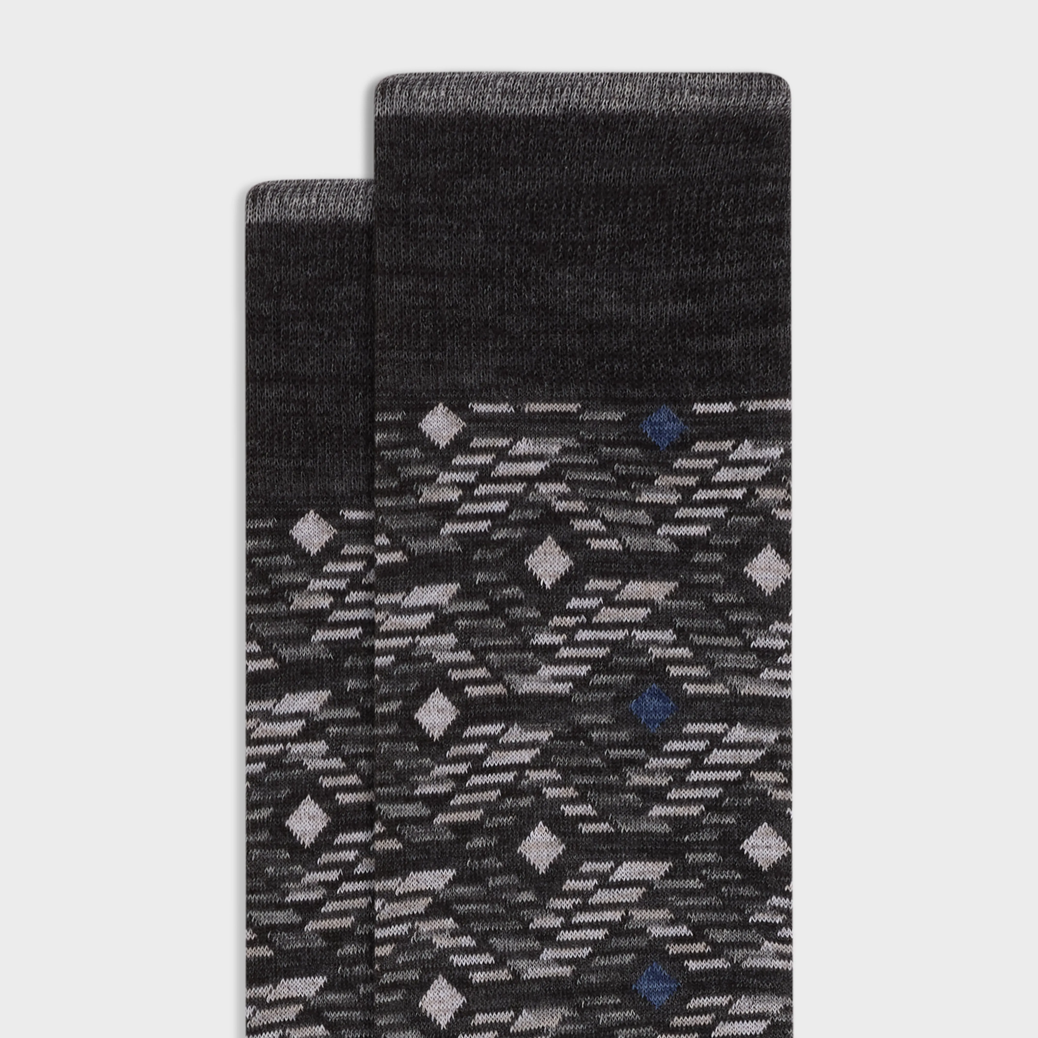 Geometric Mid-Calf Socks sold by Bugatchi product image thumbnail 2