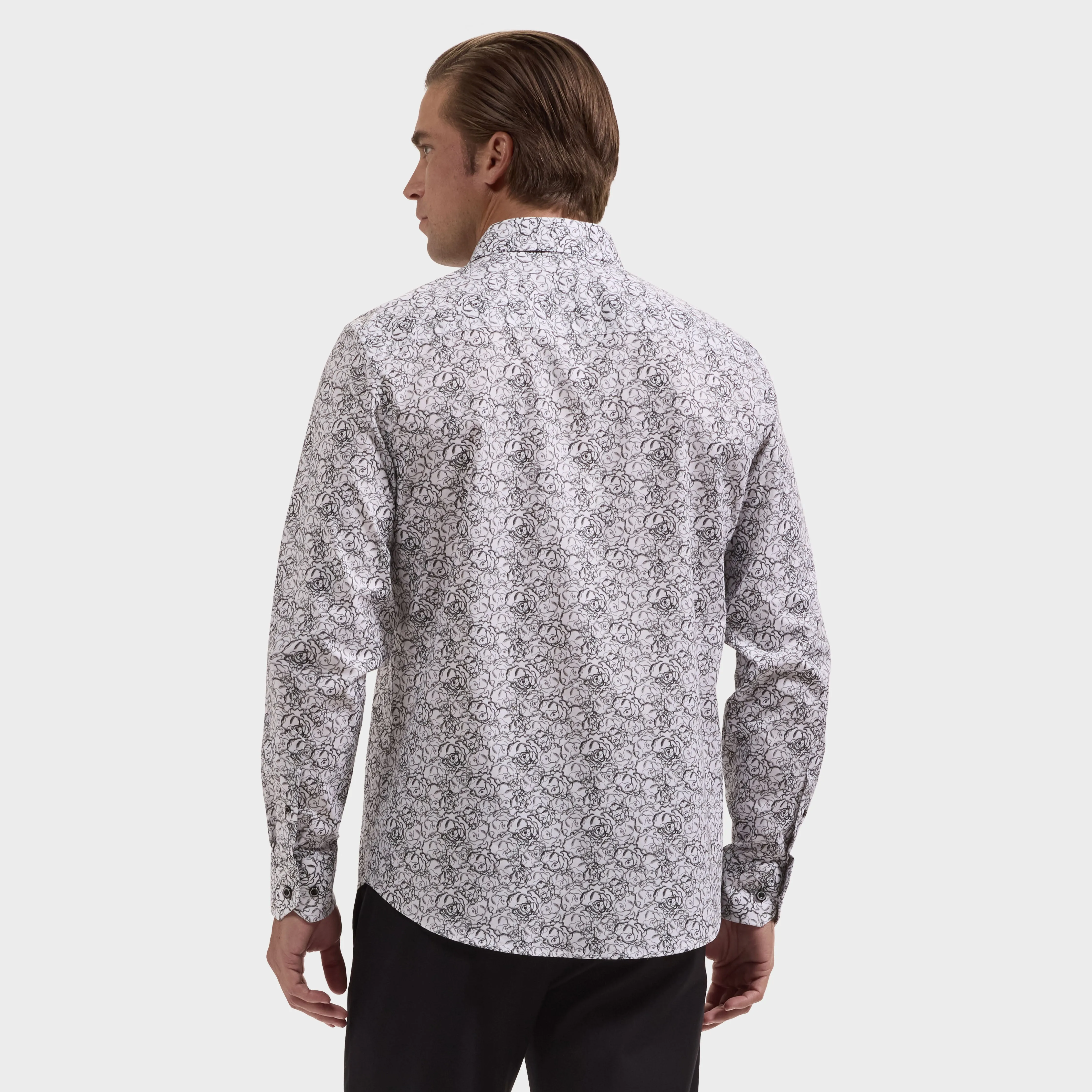Julian Floral Shirt sold by Bugatchi product image thumbnail 3