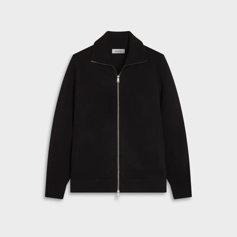 Melange Full Zip Sweater made by Bugatchi