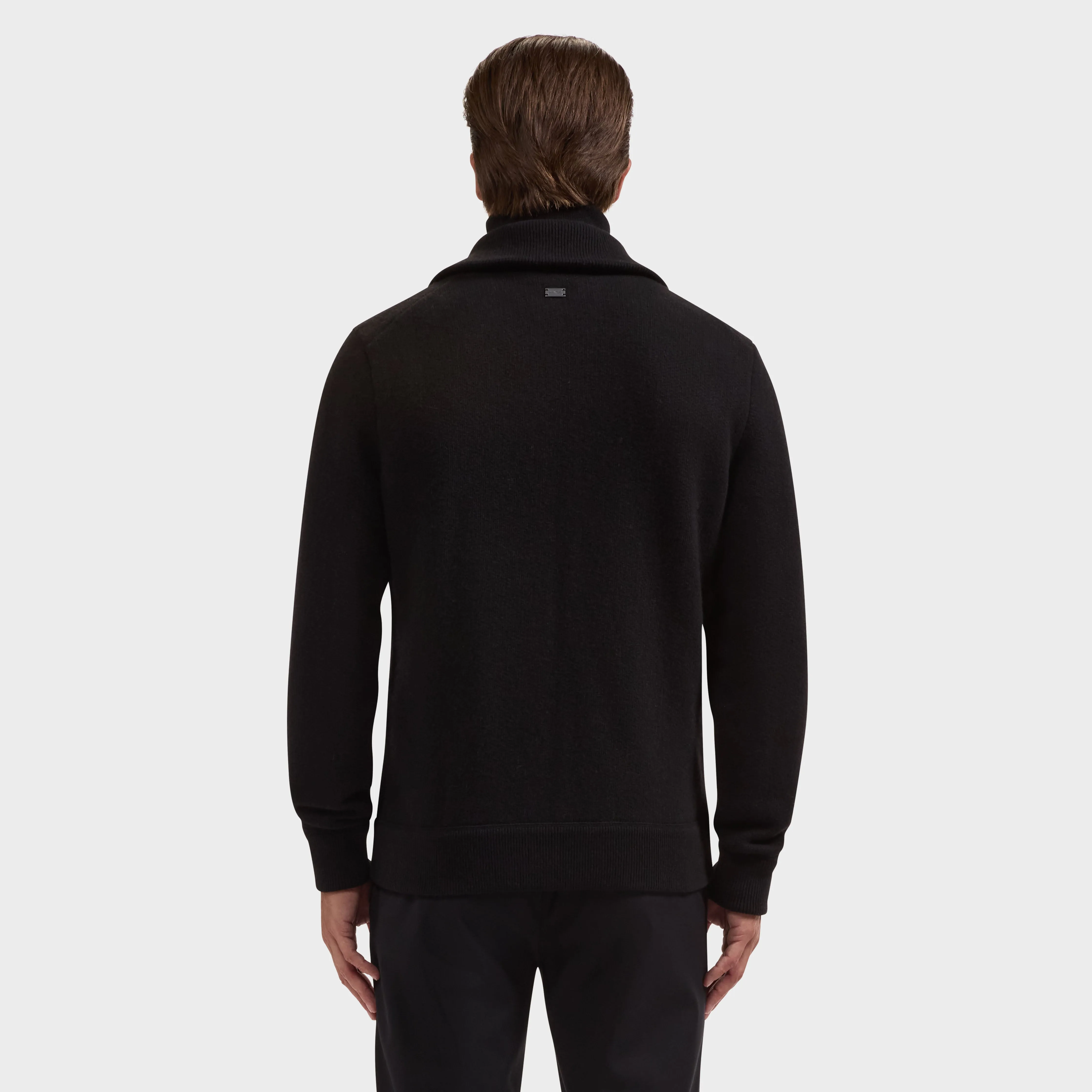 Melange Full Zip Sweater sold by Bugatchi product image thumbnail 3