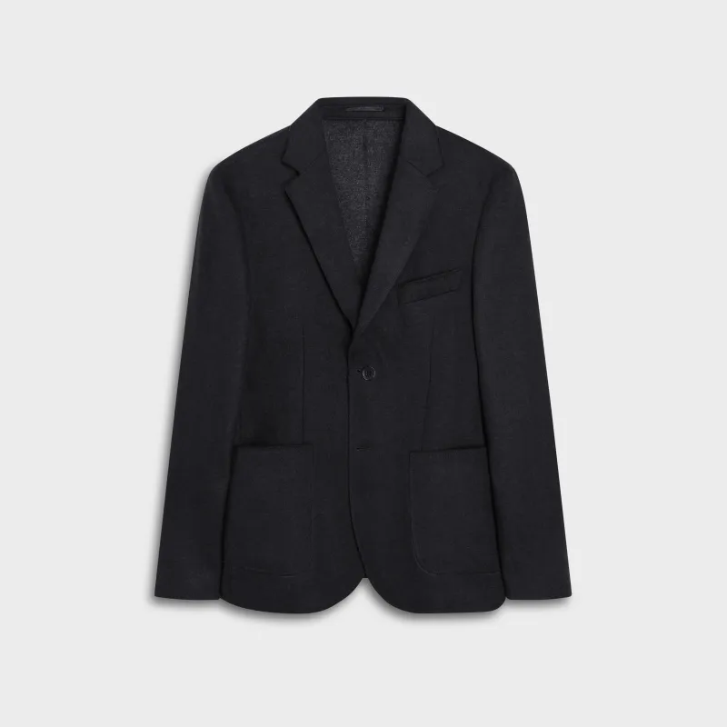 Solid Wool Blazer made by Bugatchi