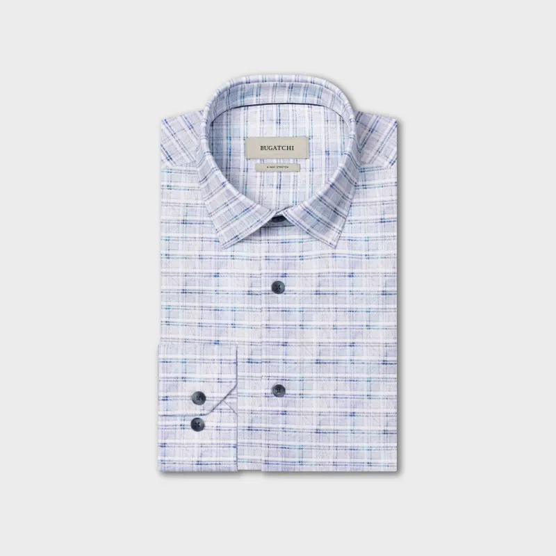 James OoohCotton Plaid Shirt made by Bugatchi