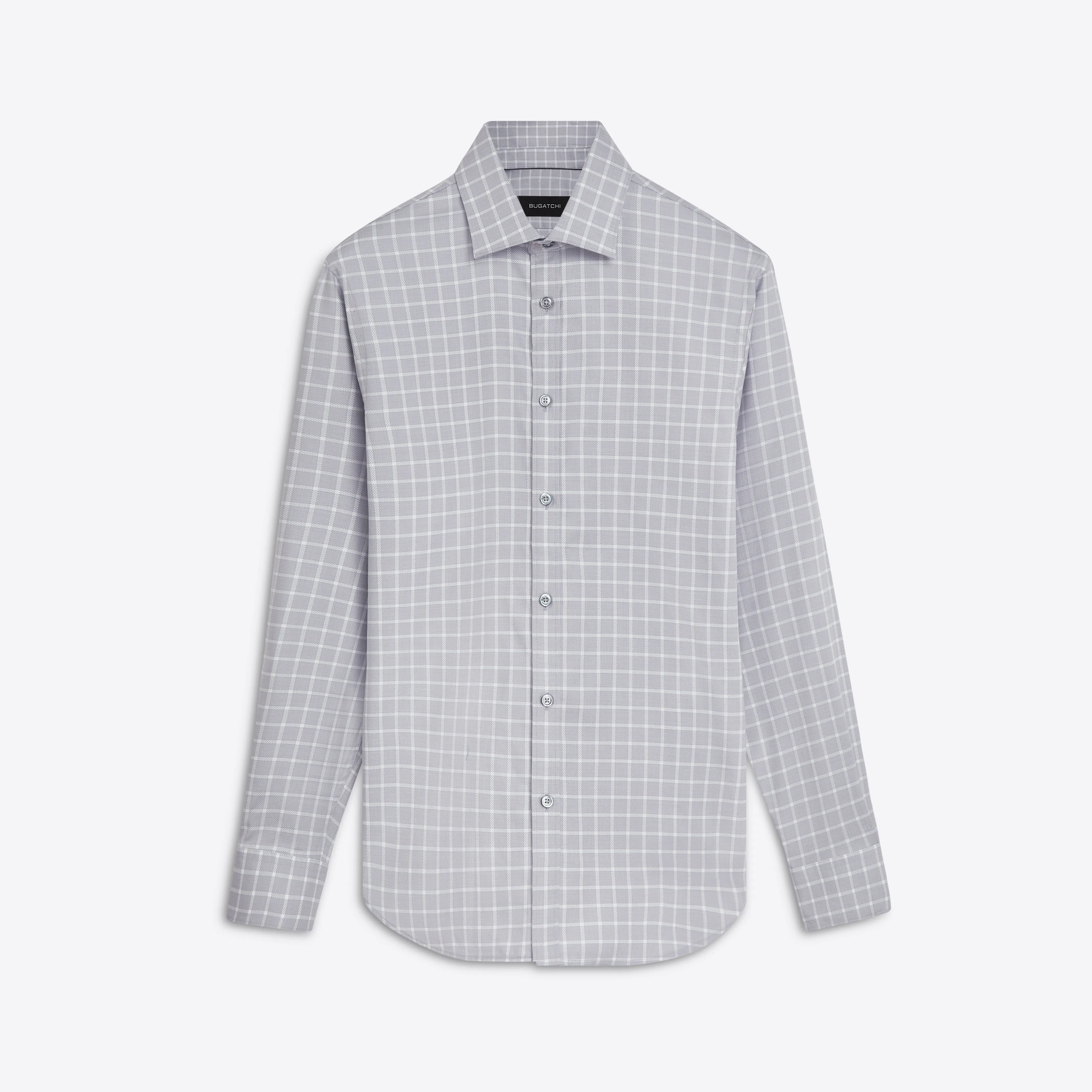 JULIAN Graph Check Shirt sold by Bugatchi