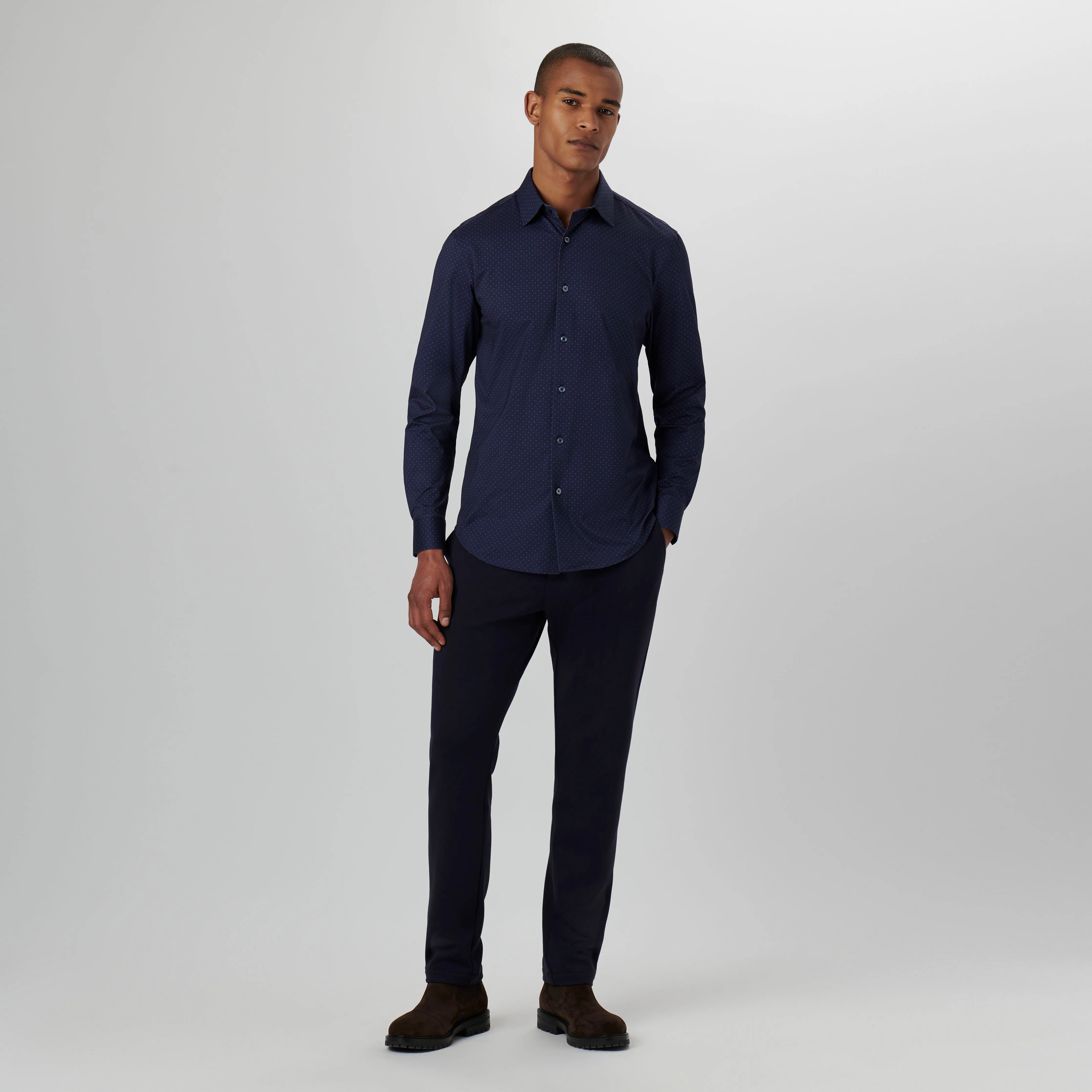 James Polka Dot OoohCotton Shirt sold by Bugatchi product image thumbnail 5