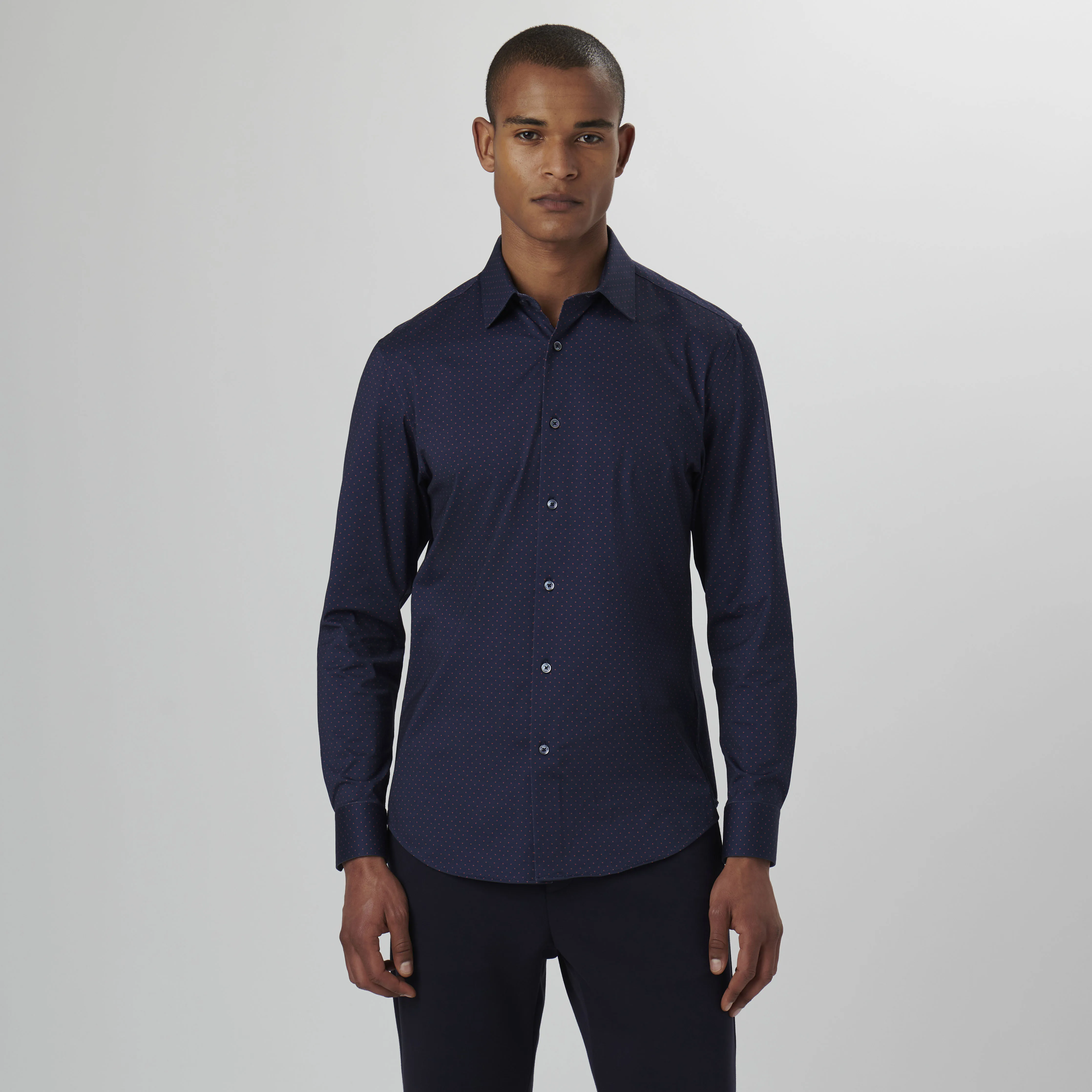 James Polka Dot OoohCotton Shirt sold by Bugatchi product image thumbnail 2