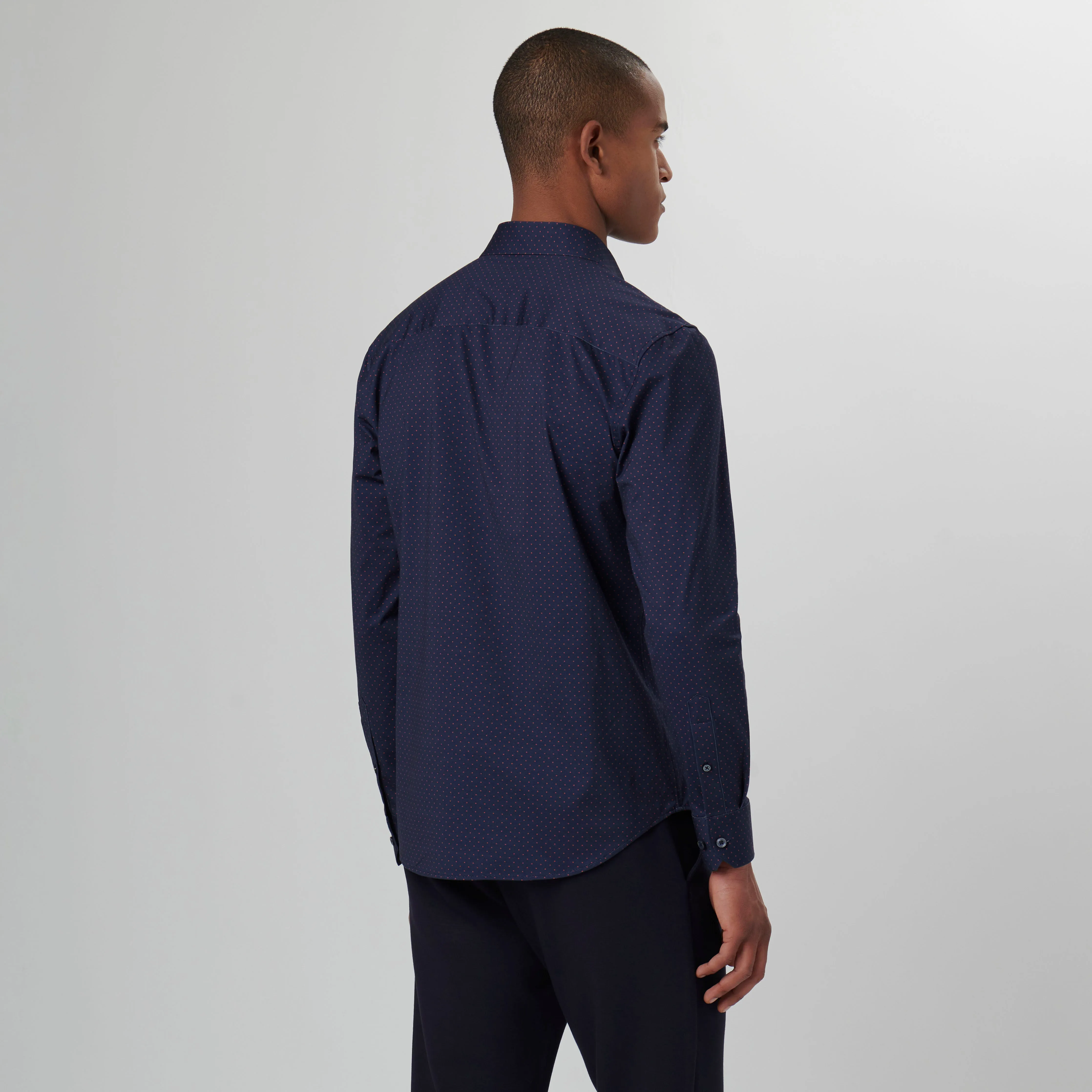 James Polka Dot OoohCotton Shirt sold by Bugatchi product image thumbnail 4