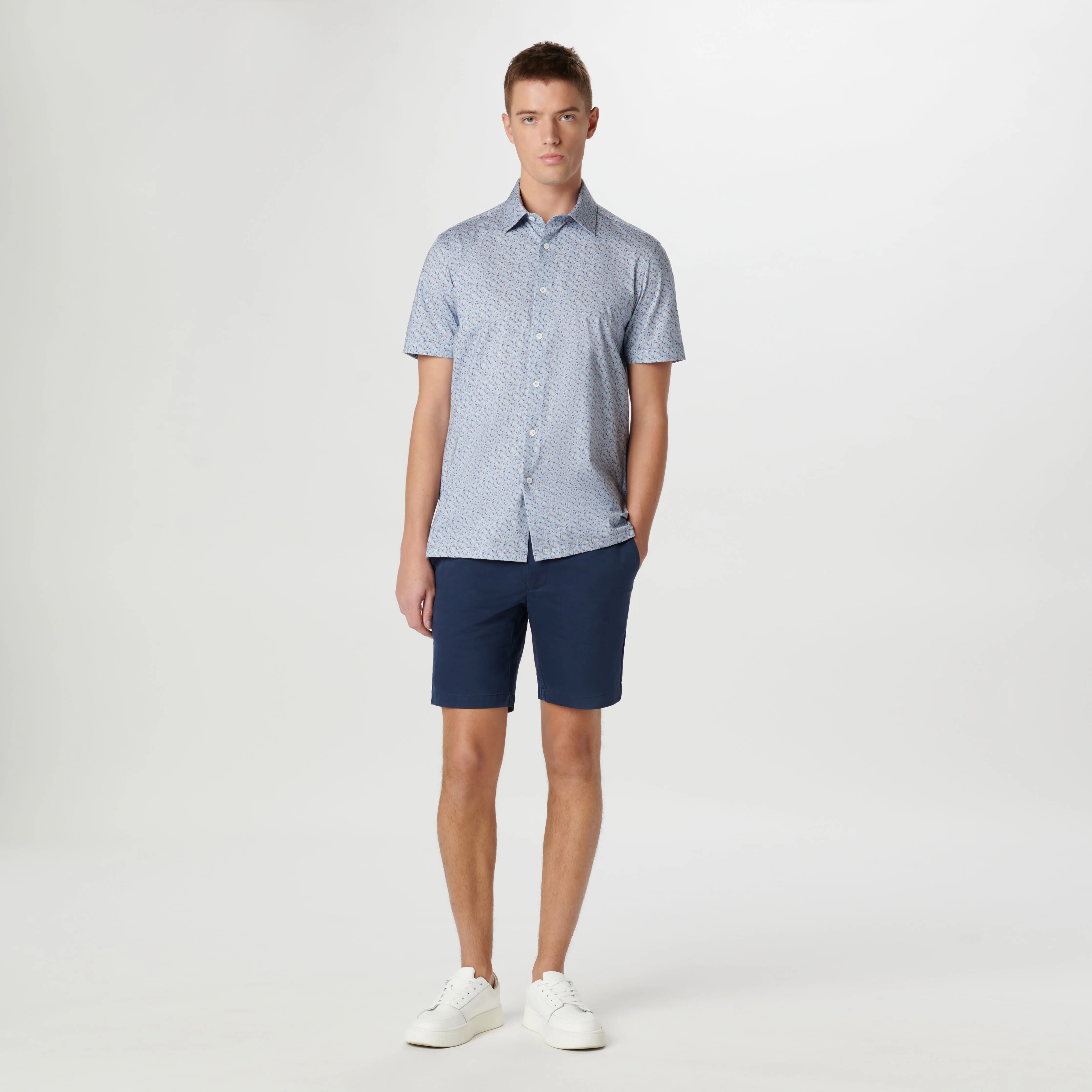 Milo Guitar OoohCotton Short Sleeve Shirt sold by Bugatchi product image thumbnail 5