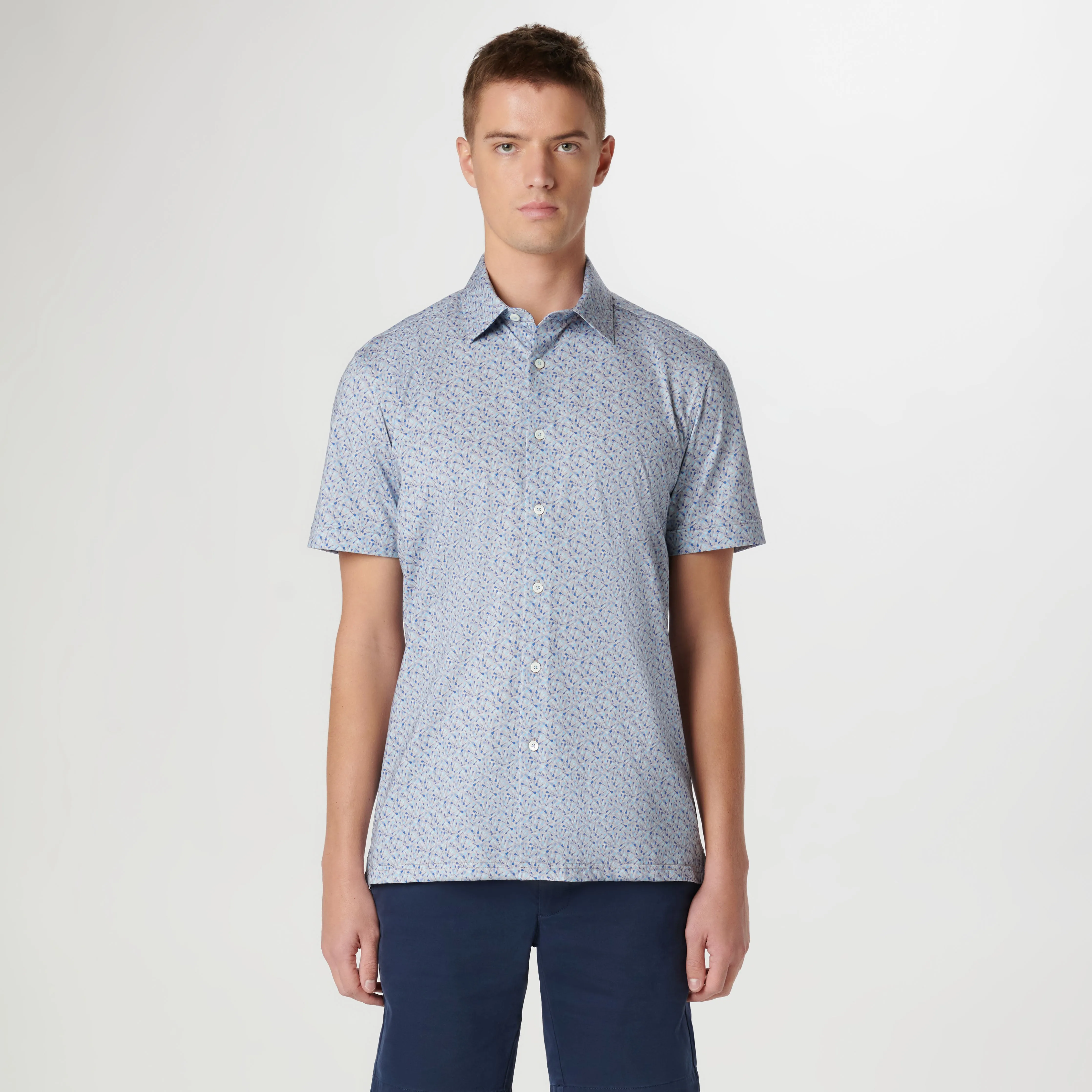 Milo Guitar OoohCotton Short Sleeve Shirt sold by Bugatchi product image thumbnail 2