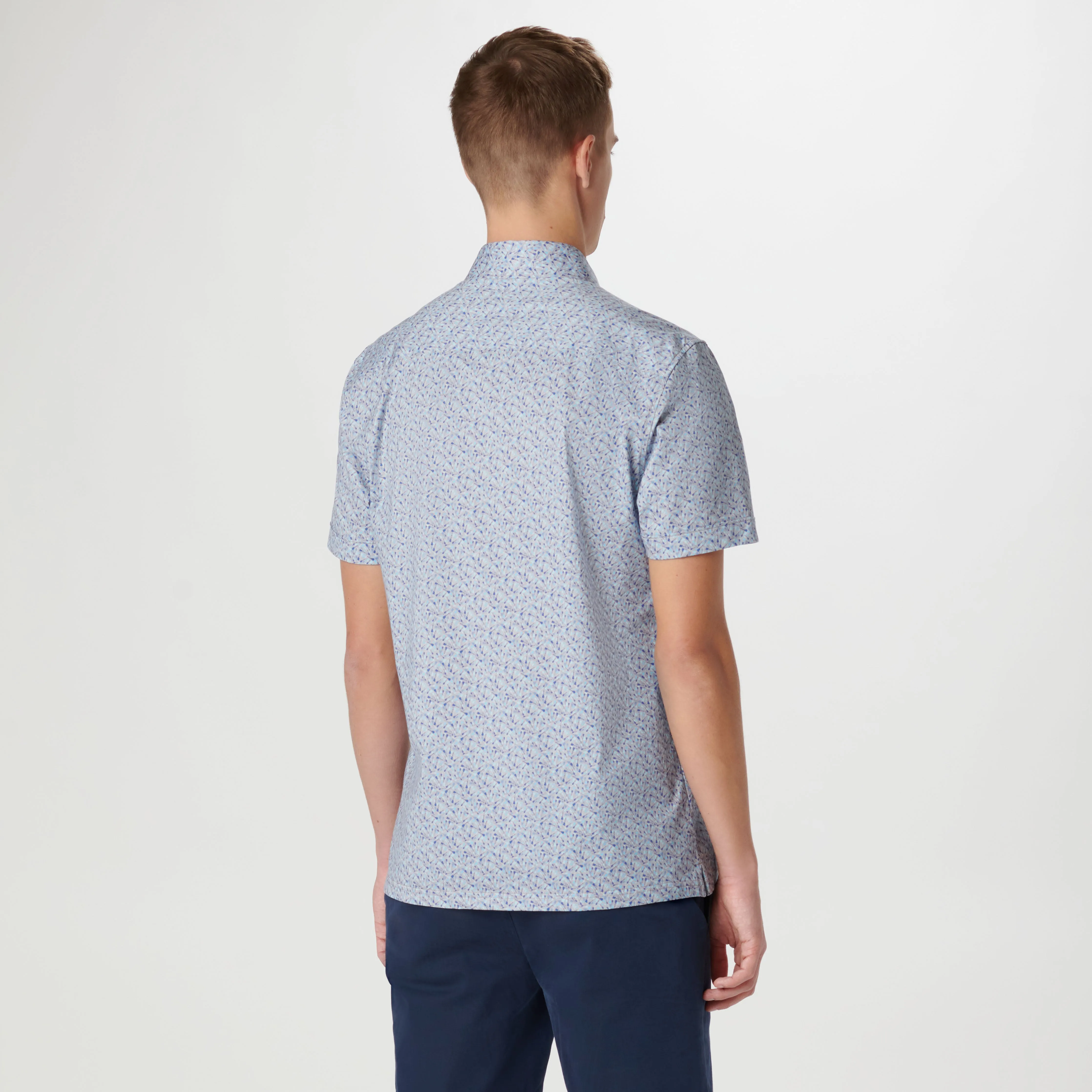 Milo Guitar OoohCotton Short Sleeve Shirt sold by Bugatchi product image thumbnail 4