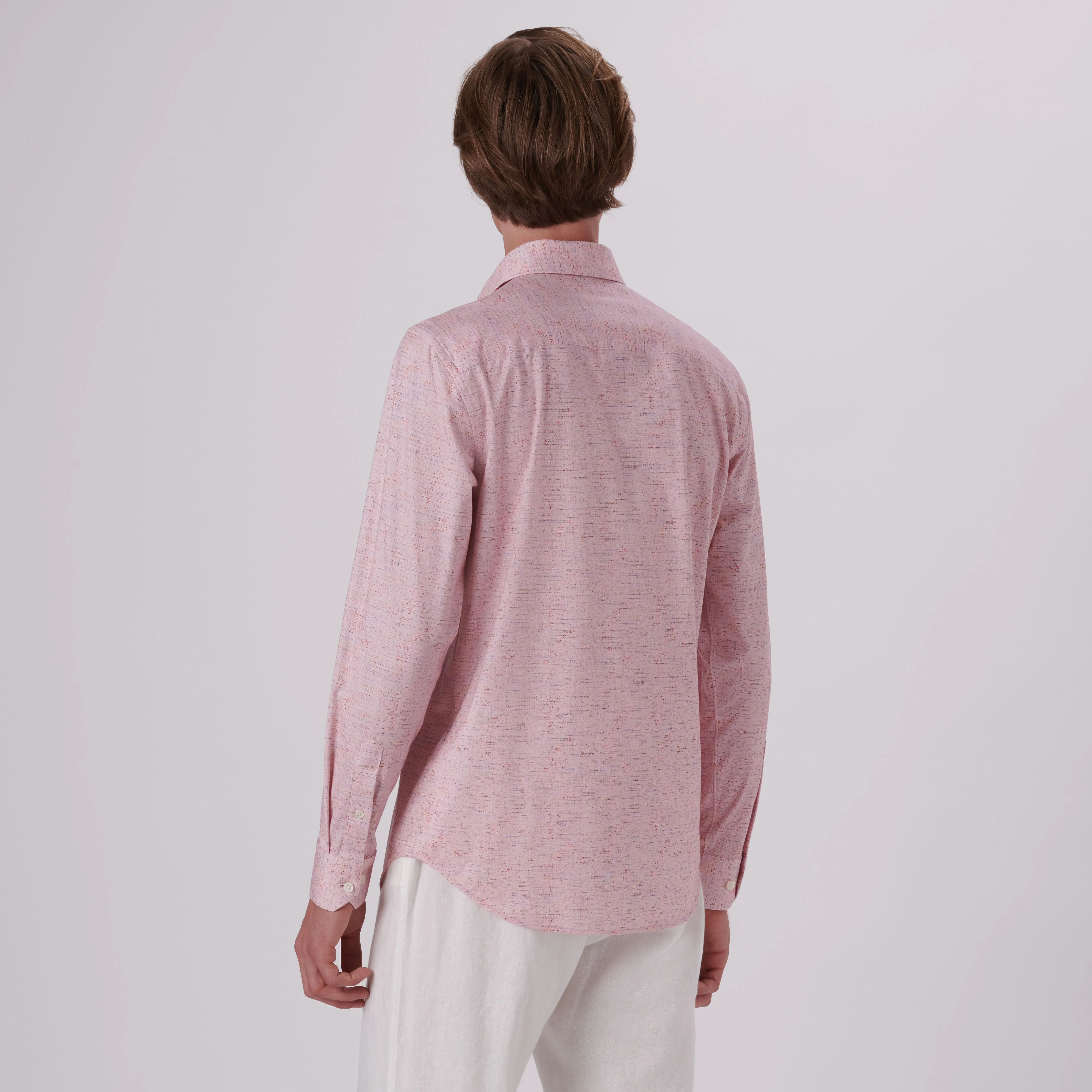 James Marled Print OoohCotton Shirt sold by Bugatchi product image thumbnail 4