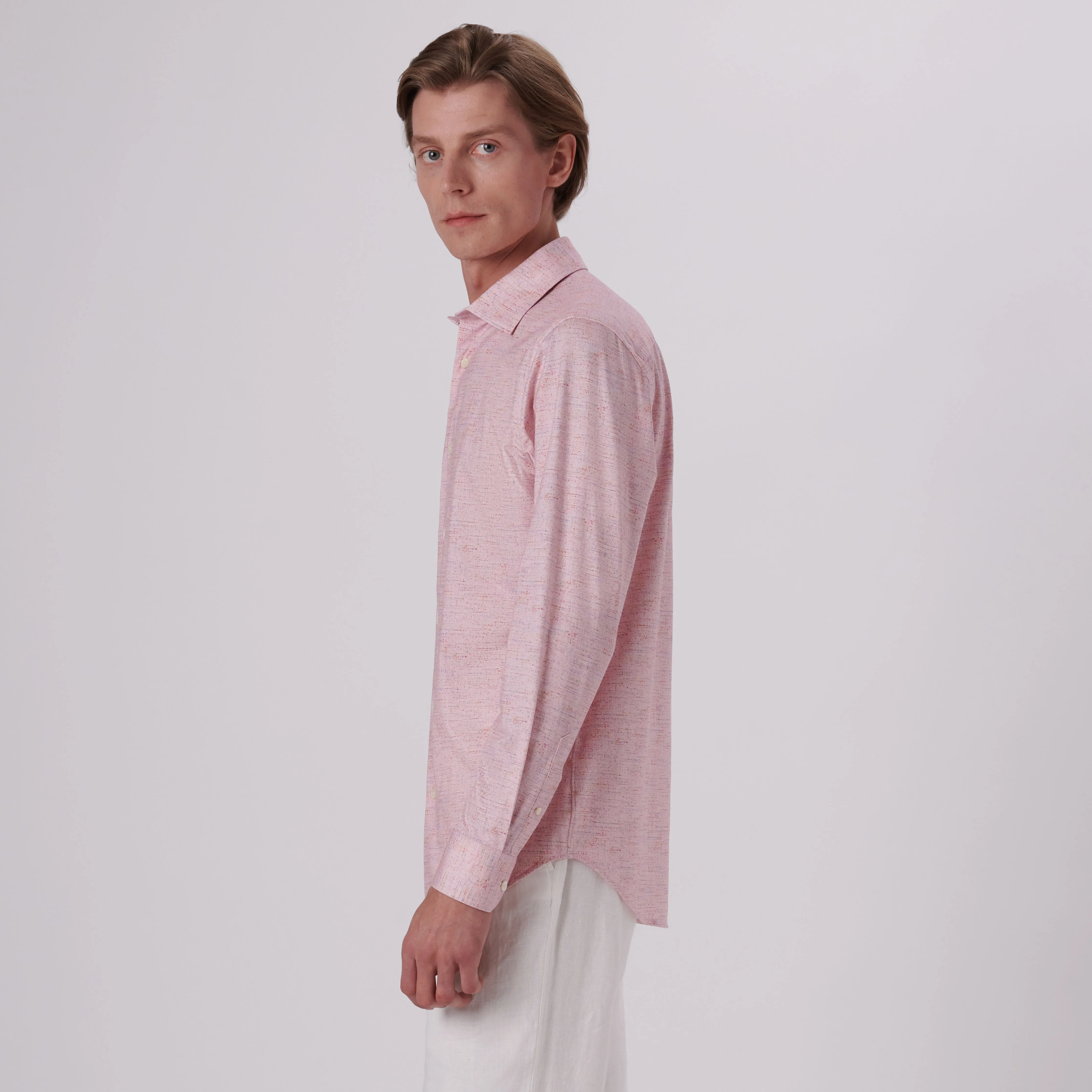 James Marled Print OoohCotton Shirt sold by Bugatchi product image thumbnail 3