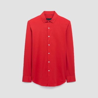 James Solid OoohCotton Shirt sold by Bugatchi