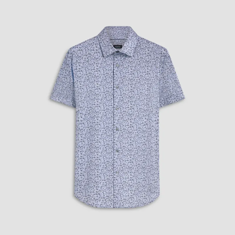 Miles Floral Print OoohCotton Short Sleeve Shirt sold by Bugatchi