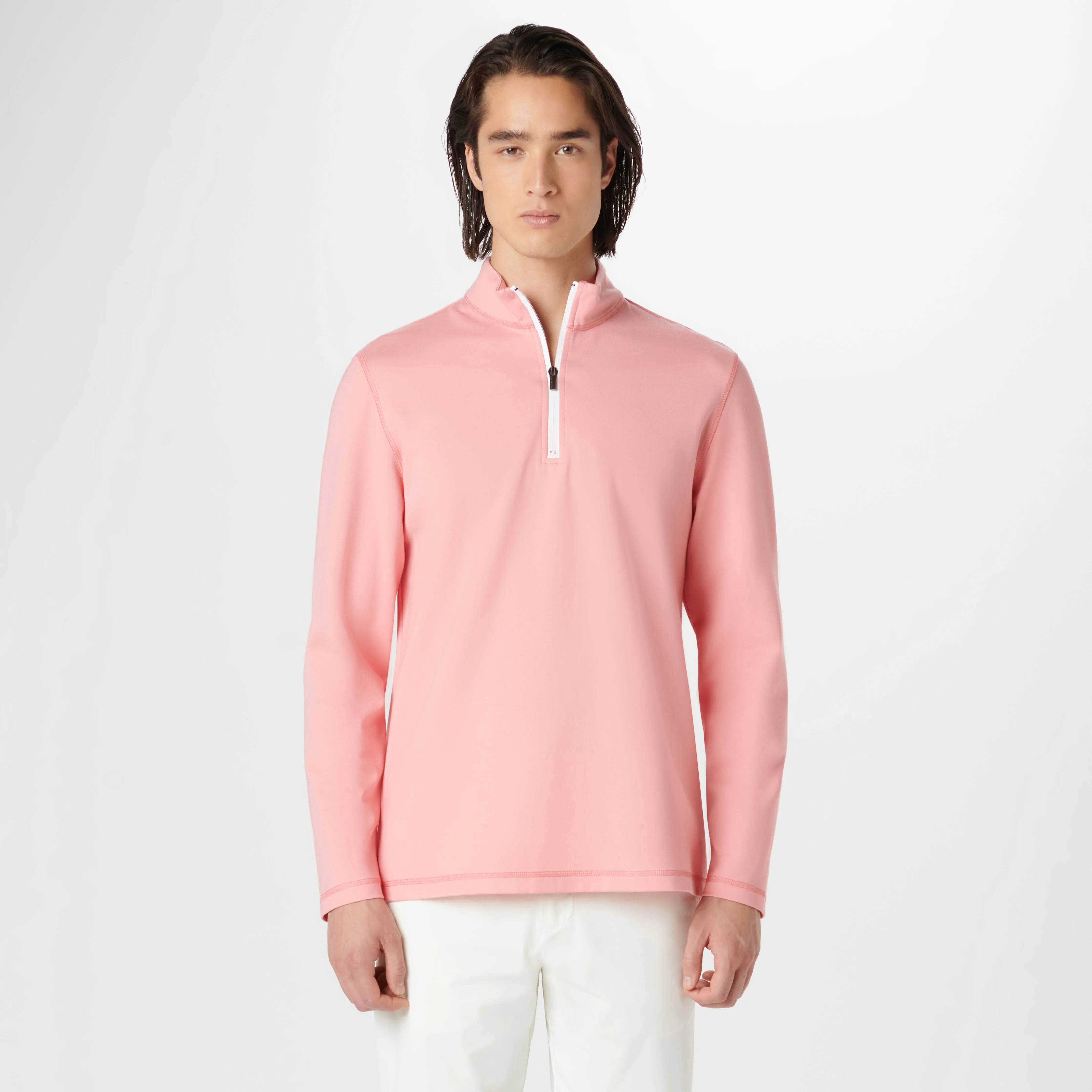 Performance Quarter Zip Pull Over sold by Bugatchi product image thumbnail 2