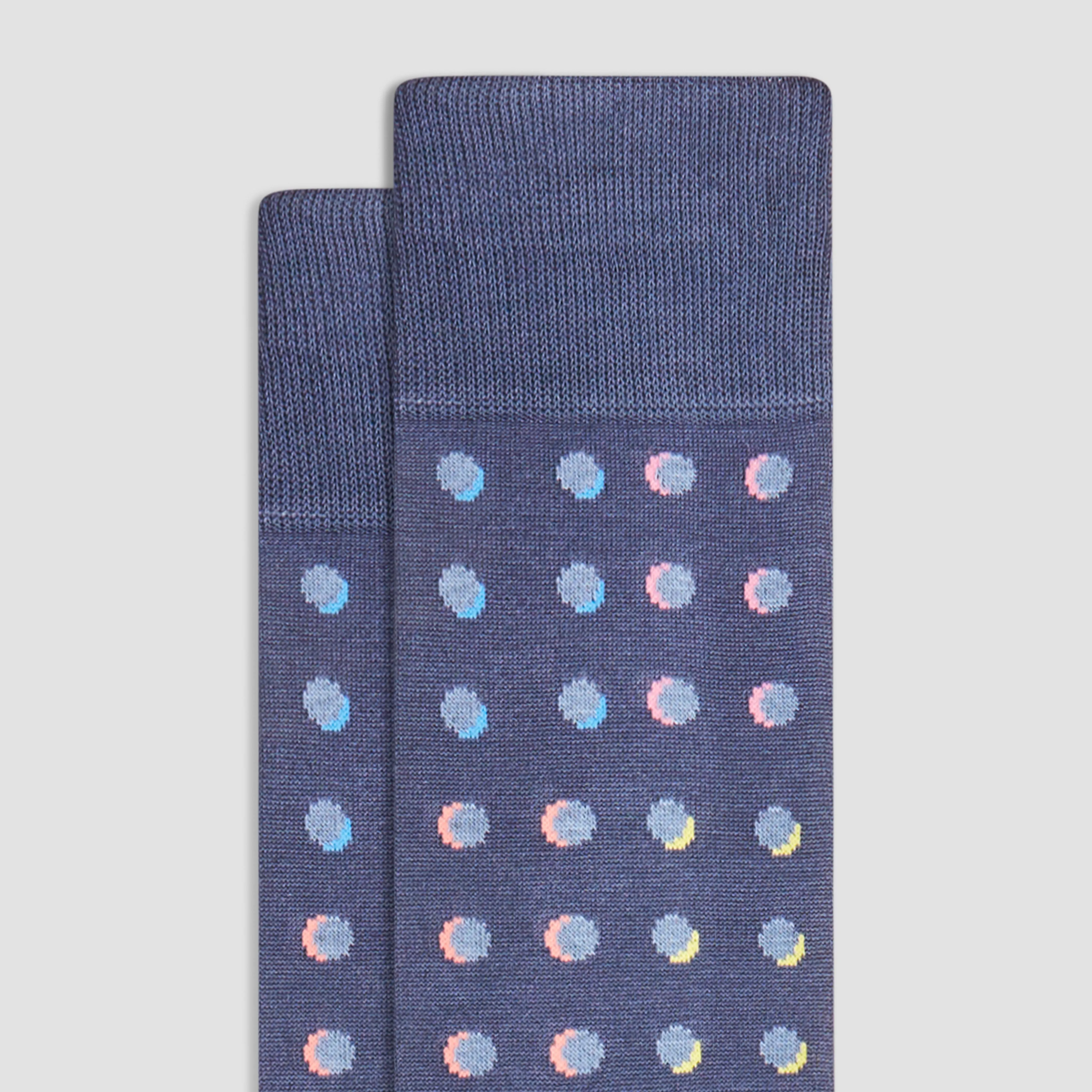 Polka Dot Mid-Calf Socks sold by Bugatchi product image thumbnail 2