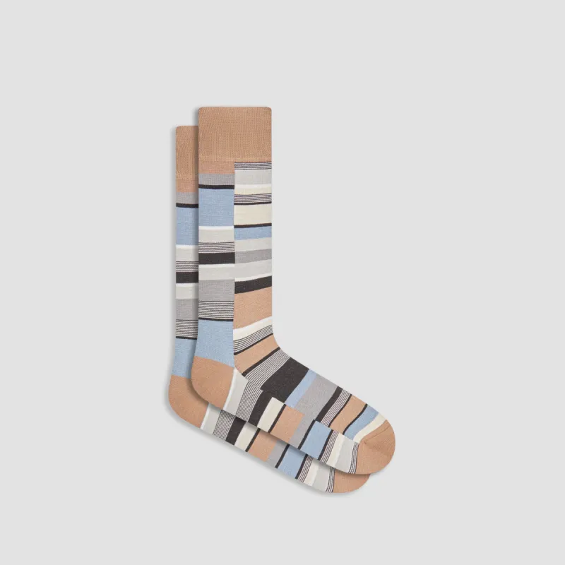 Striped Mid-Calf Socks sold by Bugatchi