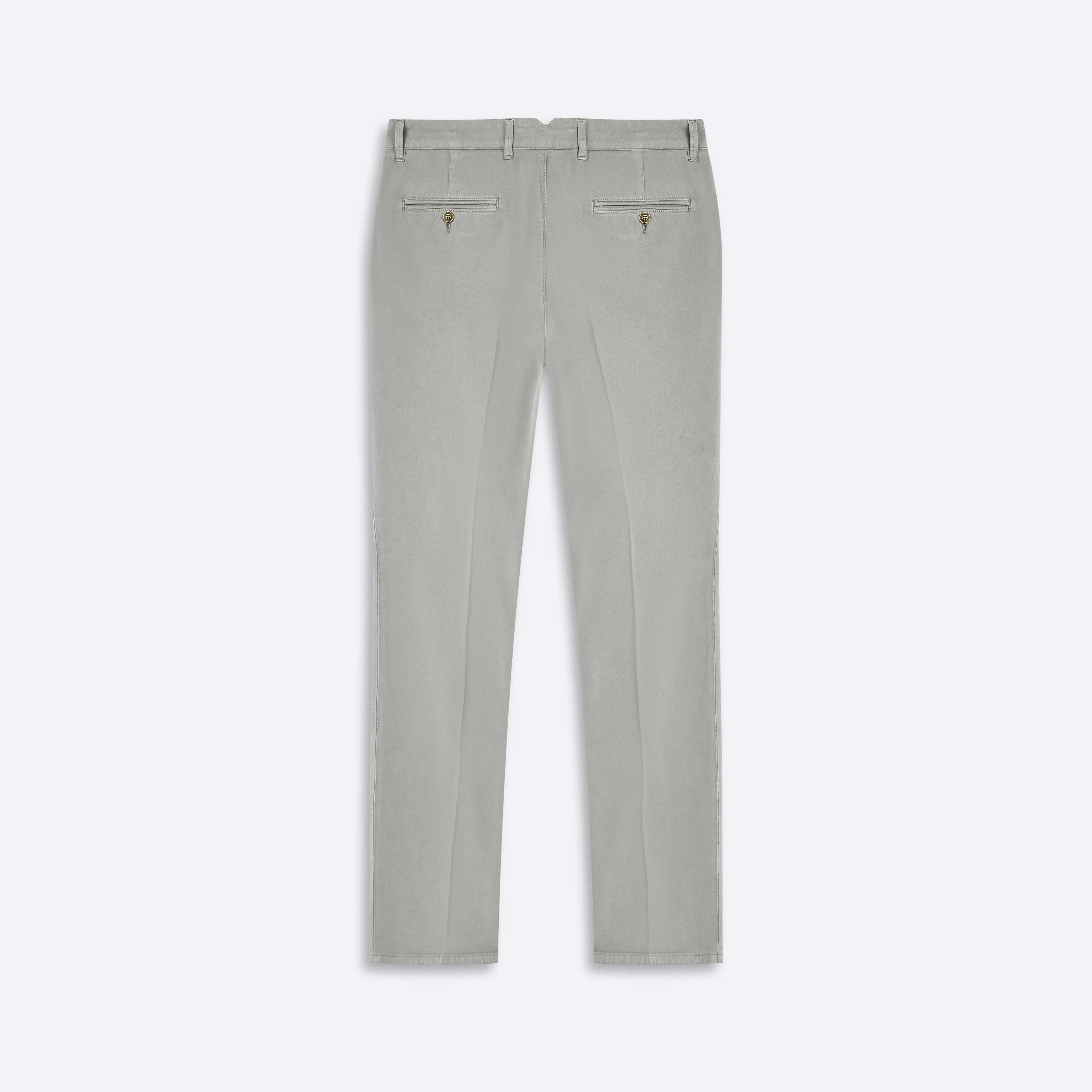 Solid Flat Front Chino Pants sold by Bugatchi product image thumbnail 2
