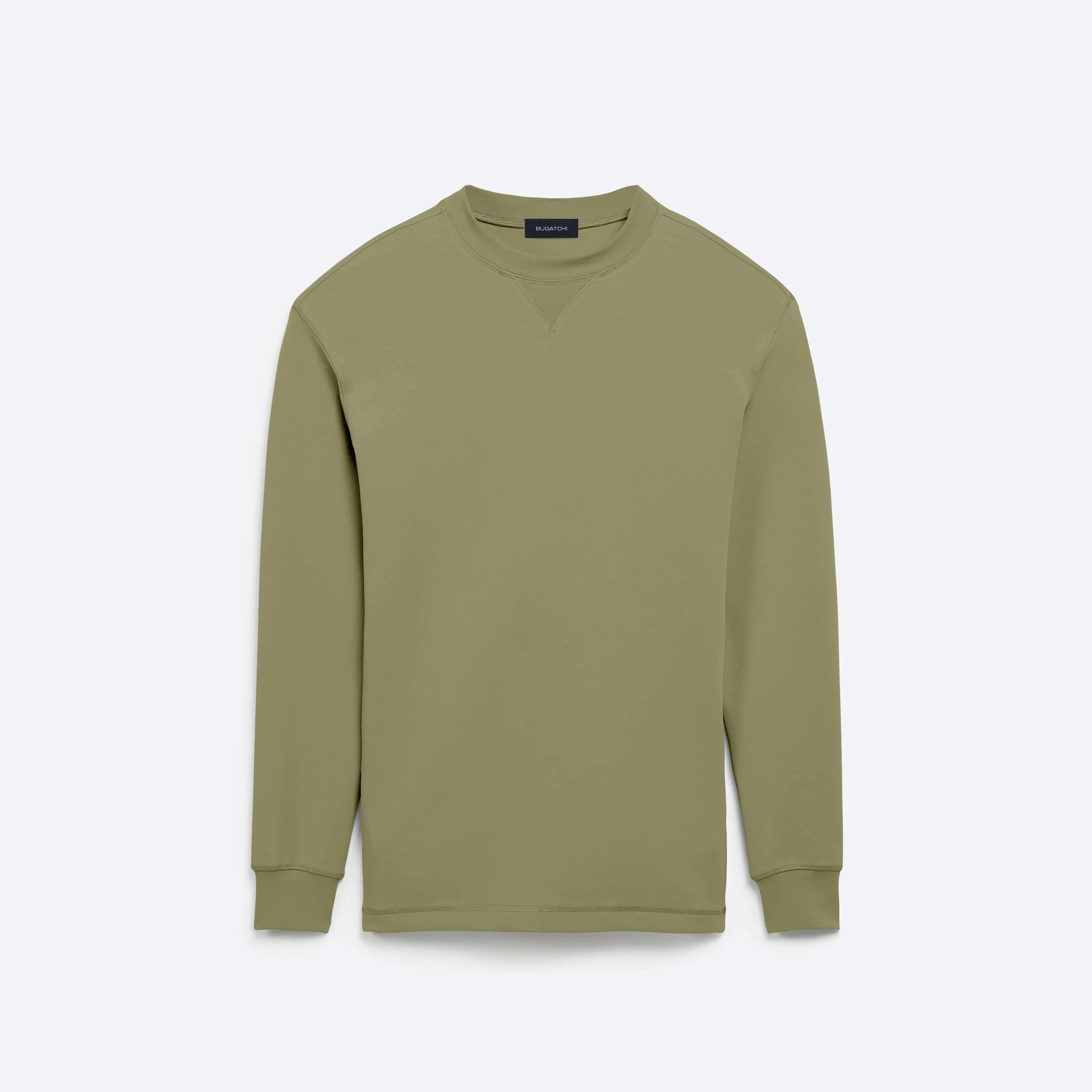 COMFORT Solid Crew Neck sold by Bugatchi