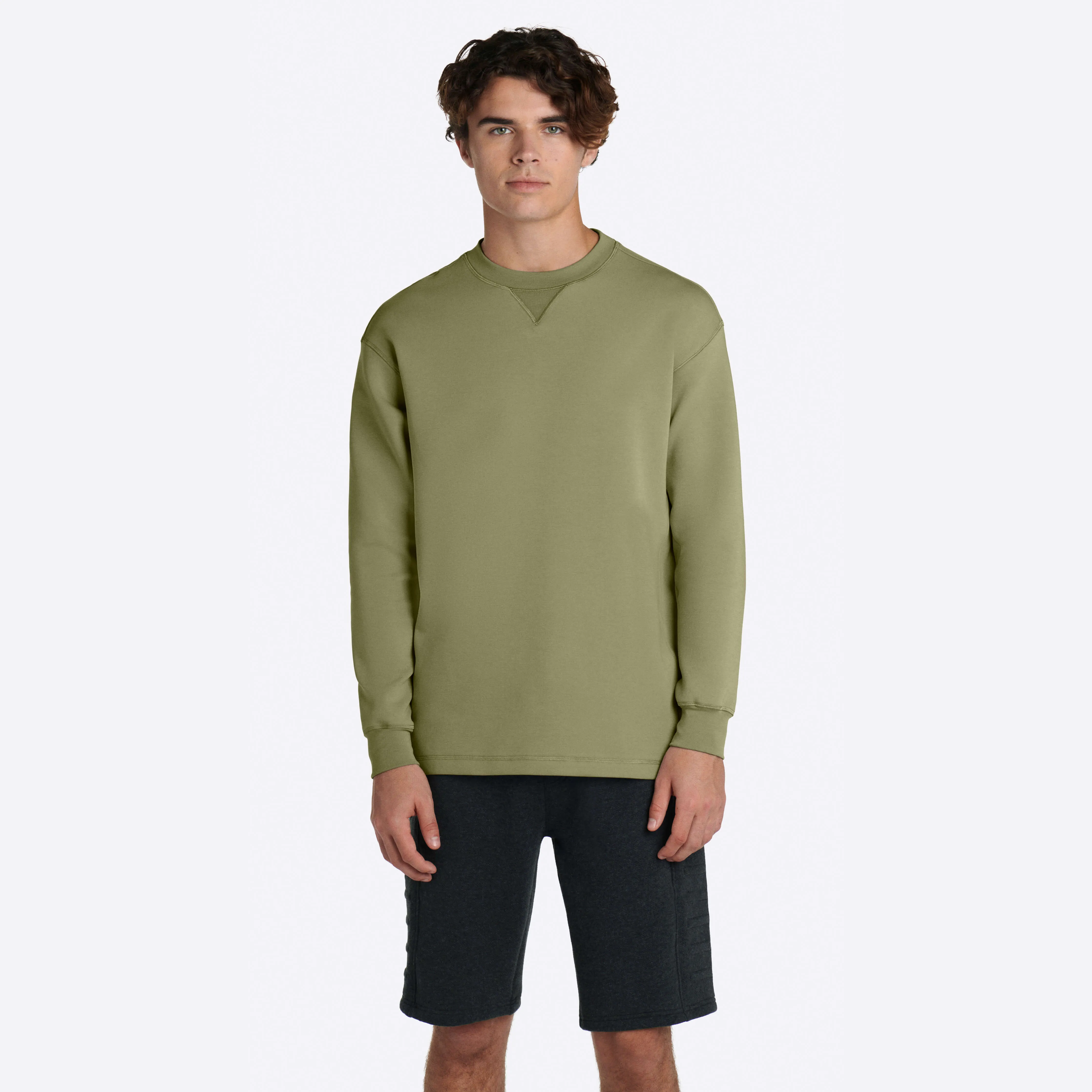 COMFORT Solid Crew Neck sold by Bugatchi product image thumbnail 2