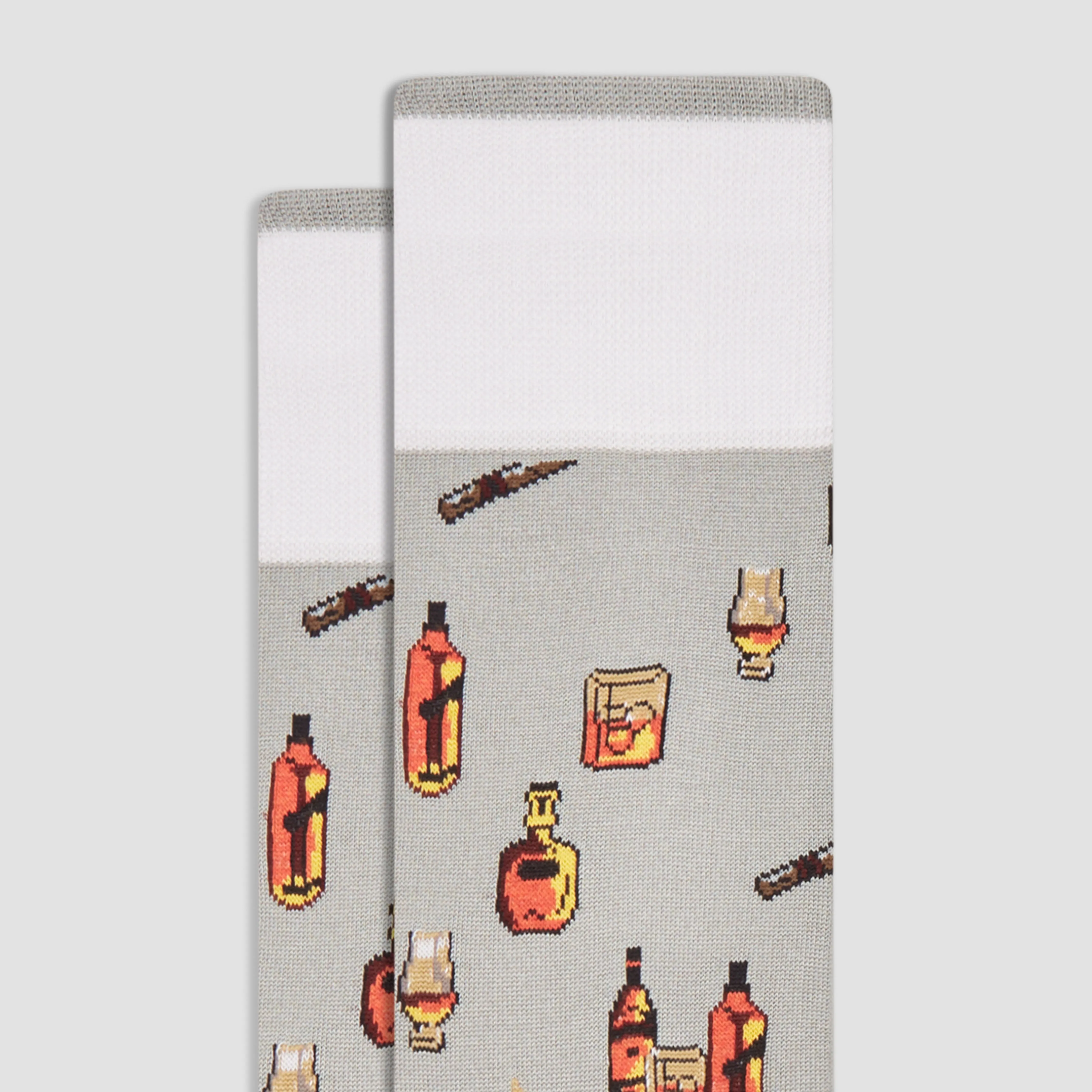 Cigar Bar Mid-Calf Socks sold by Bugatchi product image thumbnail 2