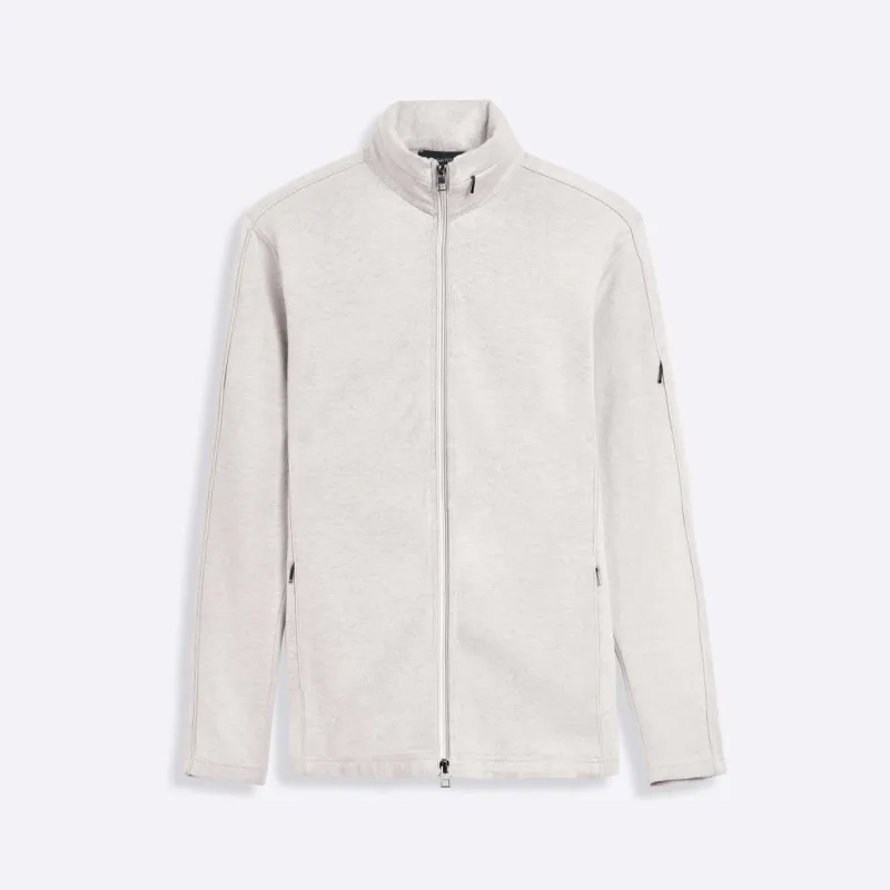 Full Zip Mock Neck Sweatshirt with Stow-Away Hood. sold by Bugatchi