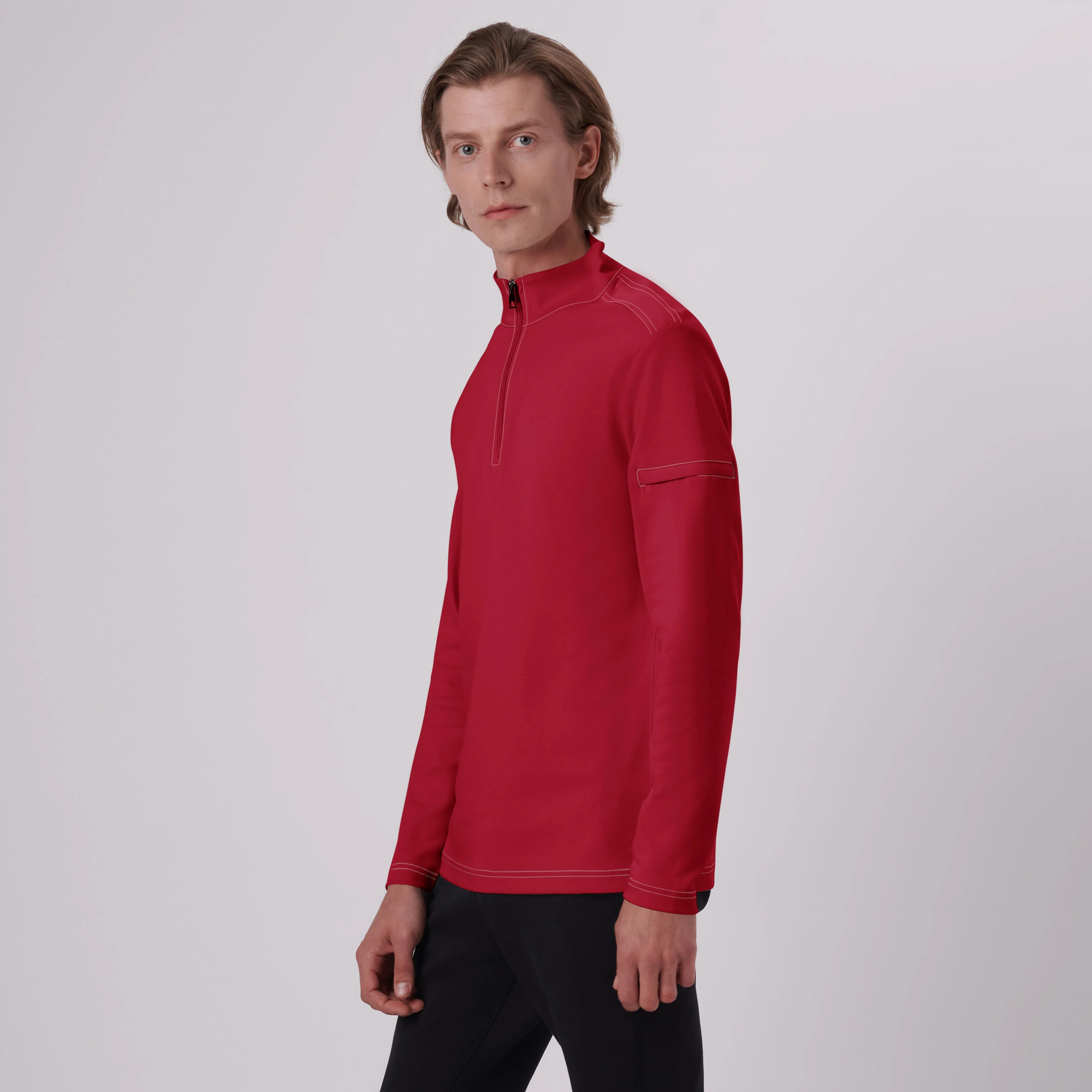 Quarter Zip Pullover sold by Bugatchi product image thumbnail 3