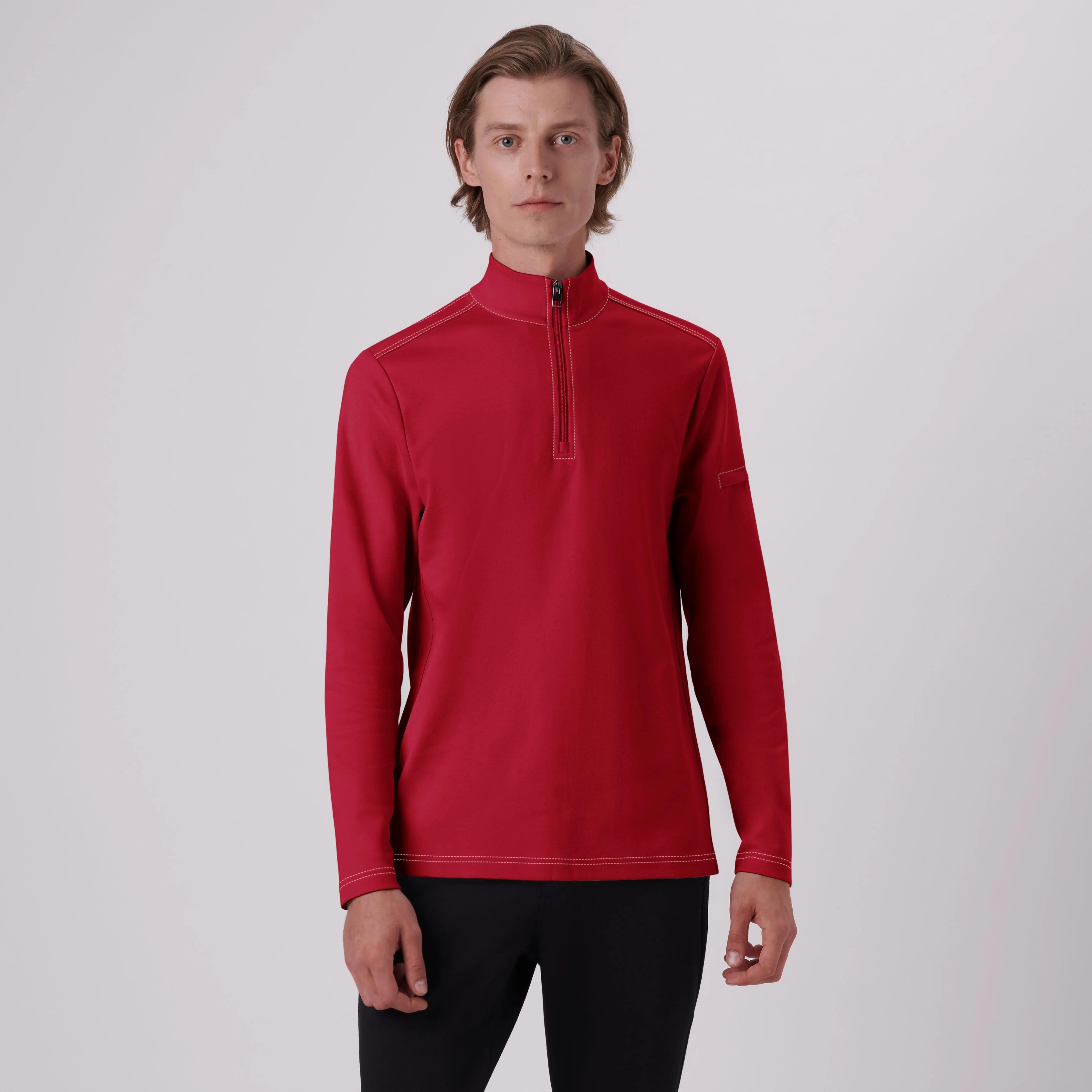 Quarter Zip Pullover sold by Bugatchi product image thumbnail 2