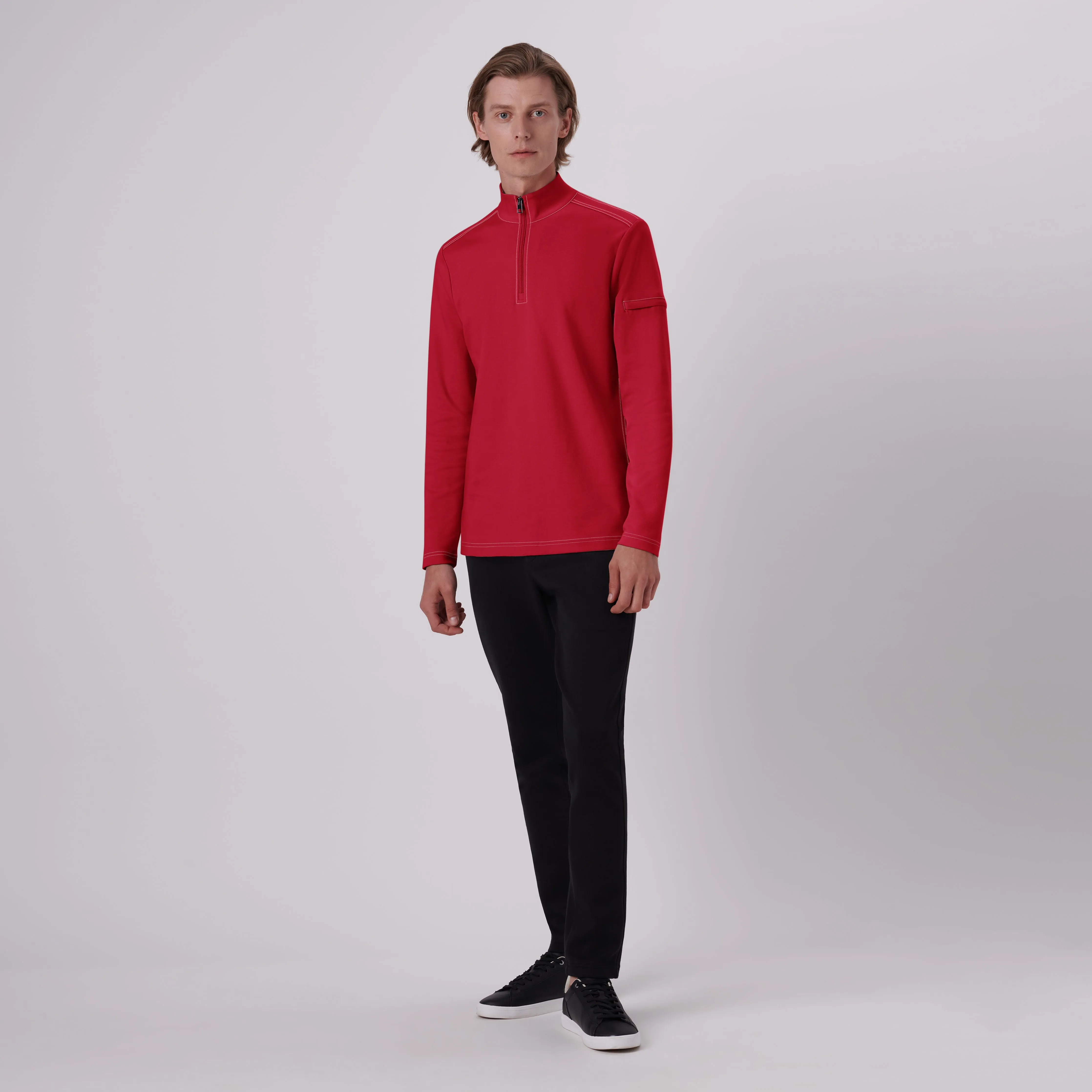 Quarter Zip Pullover sold by Bugatchi product image thumbnail 5