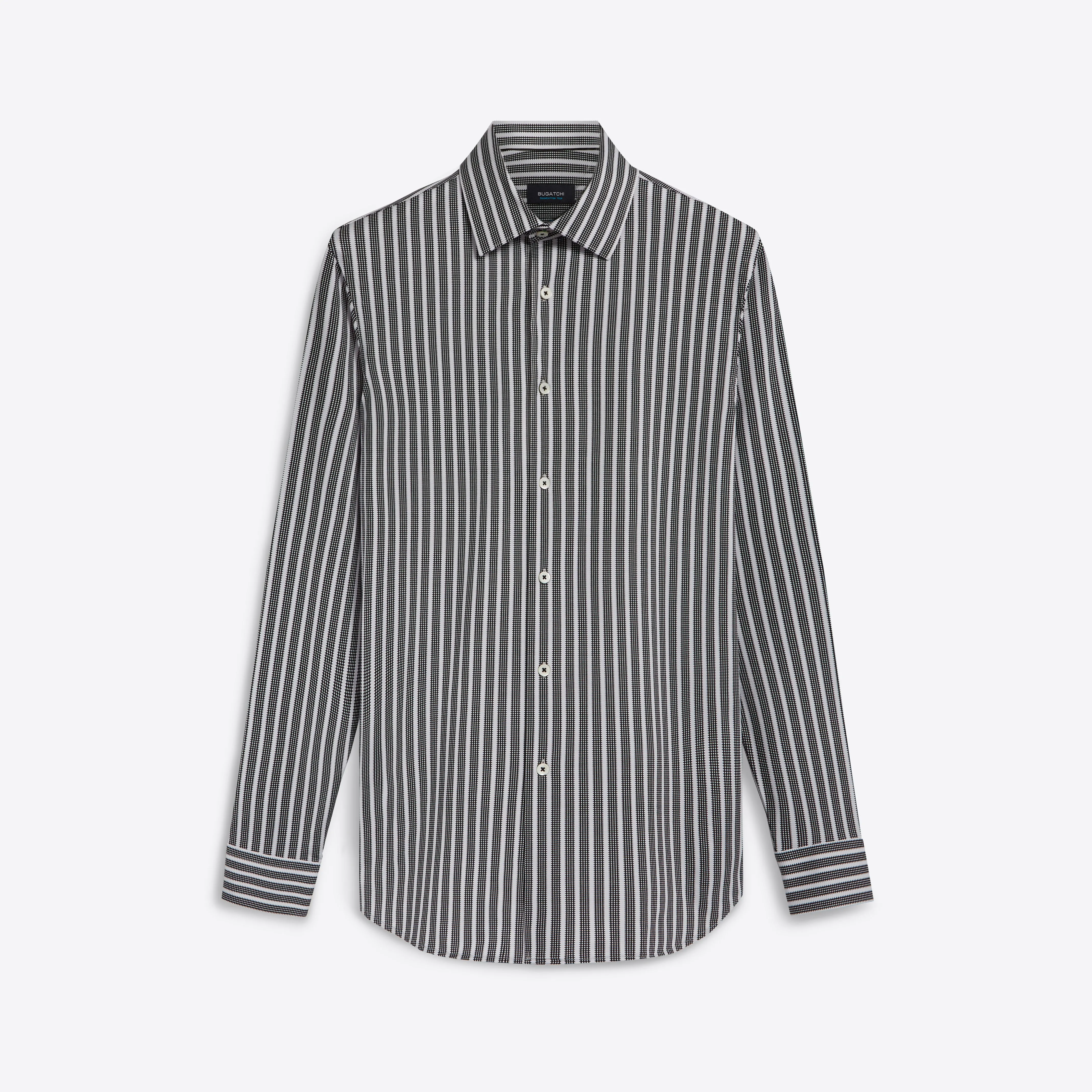 JAMES Striped OoohCotton Shirt sold by Bugatchi