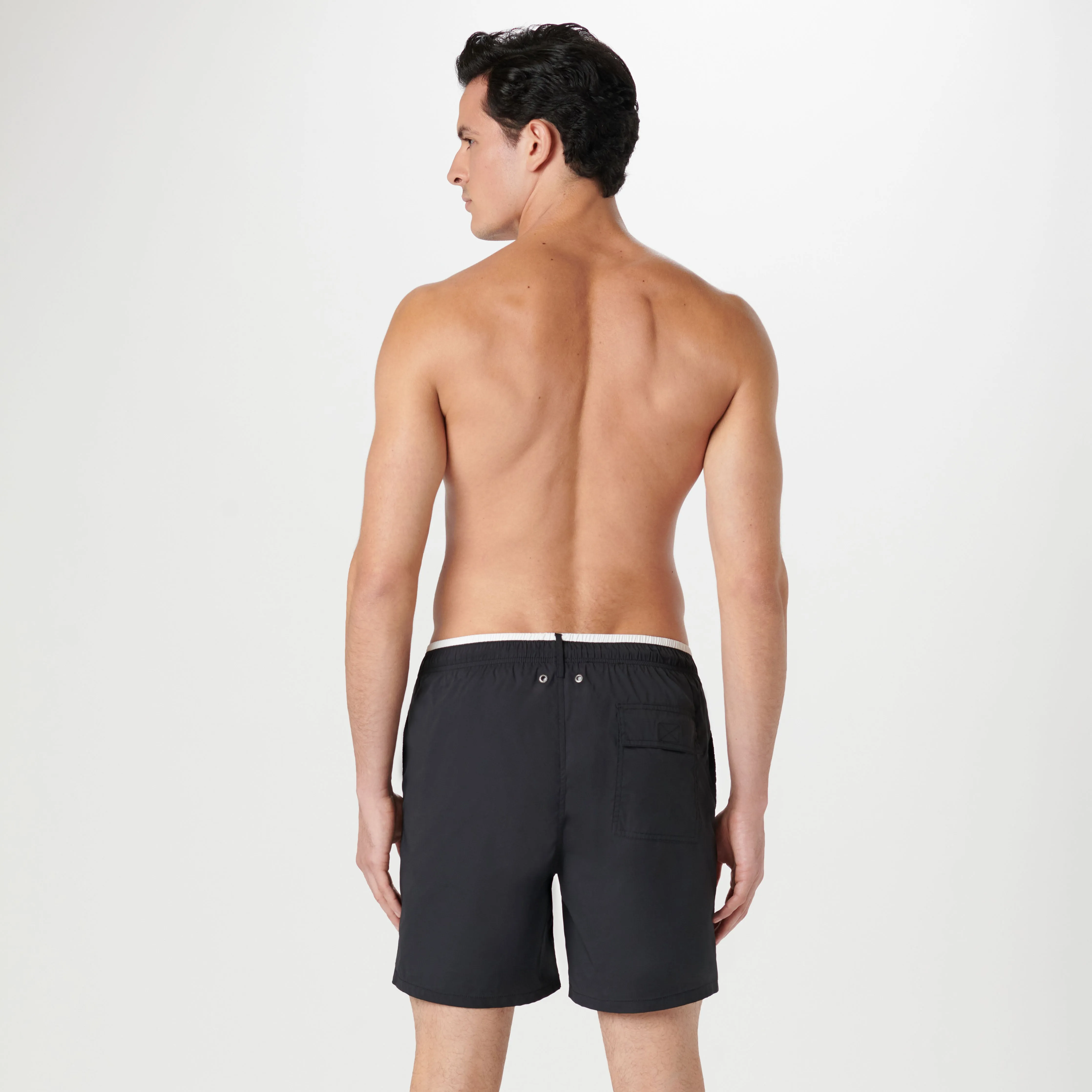 Quinn Solid Swim Trunks sold by Bugatchi product image thumbnail 4