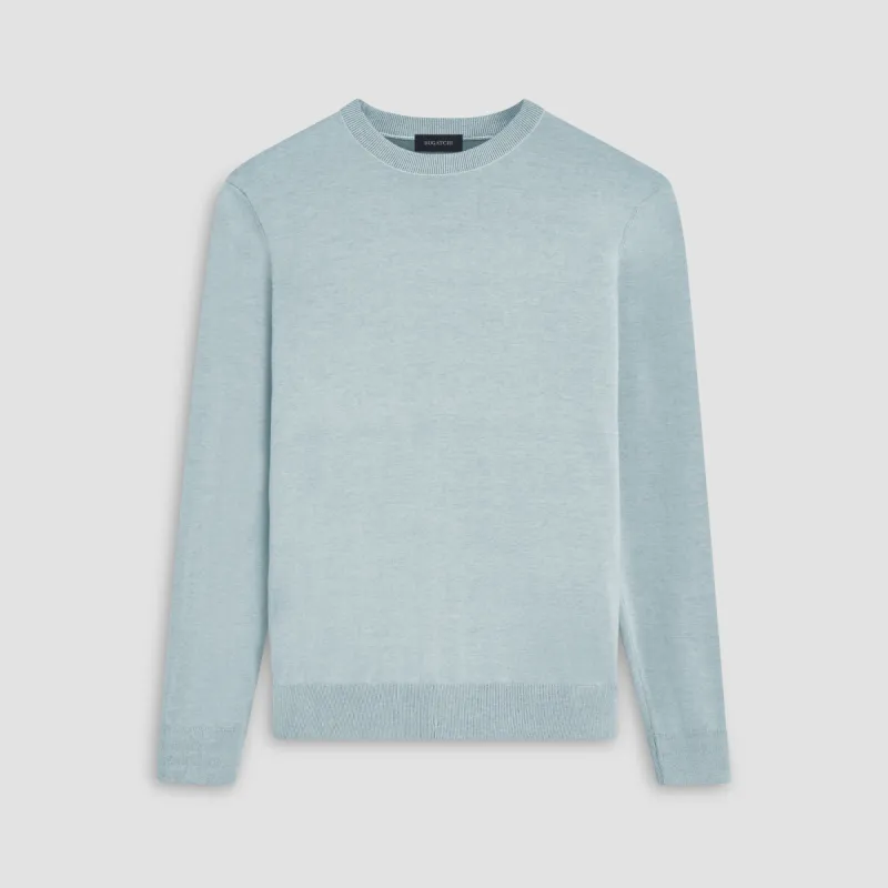 Melange Crew Neck Sweater sold by Bugatchi