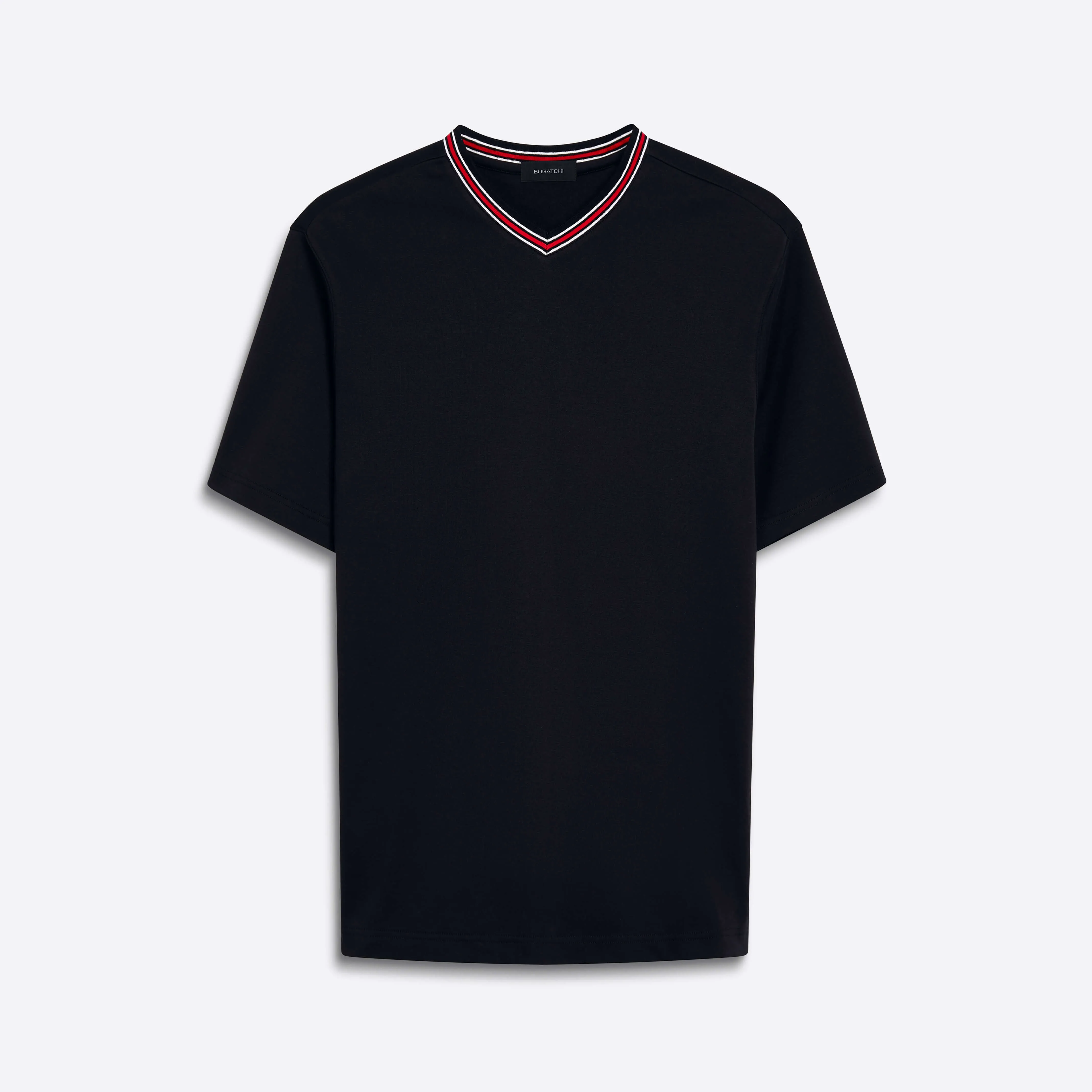 Short Sleeve V-Neck Shirt sold by Bugatchi